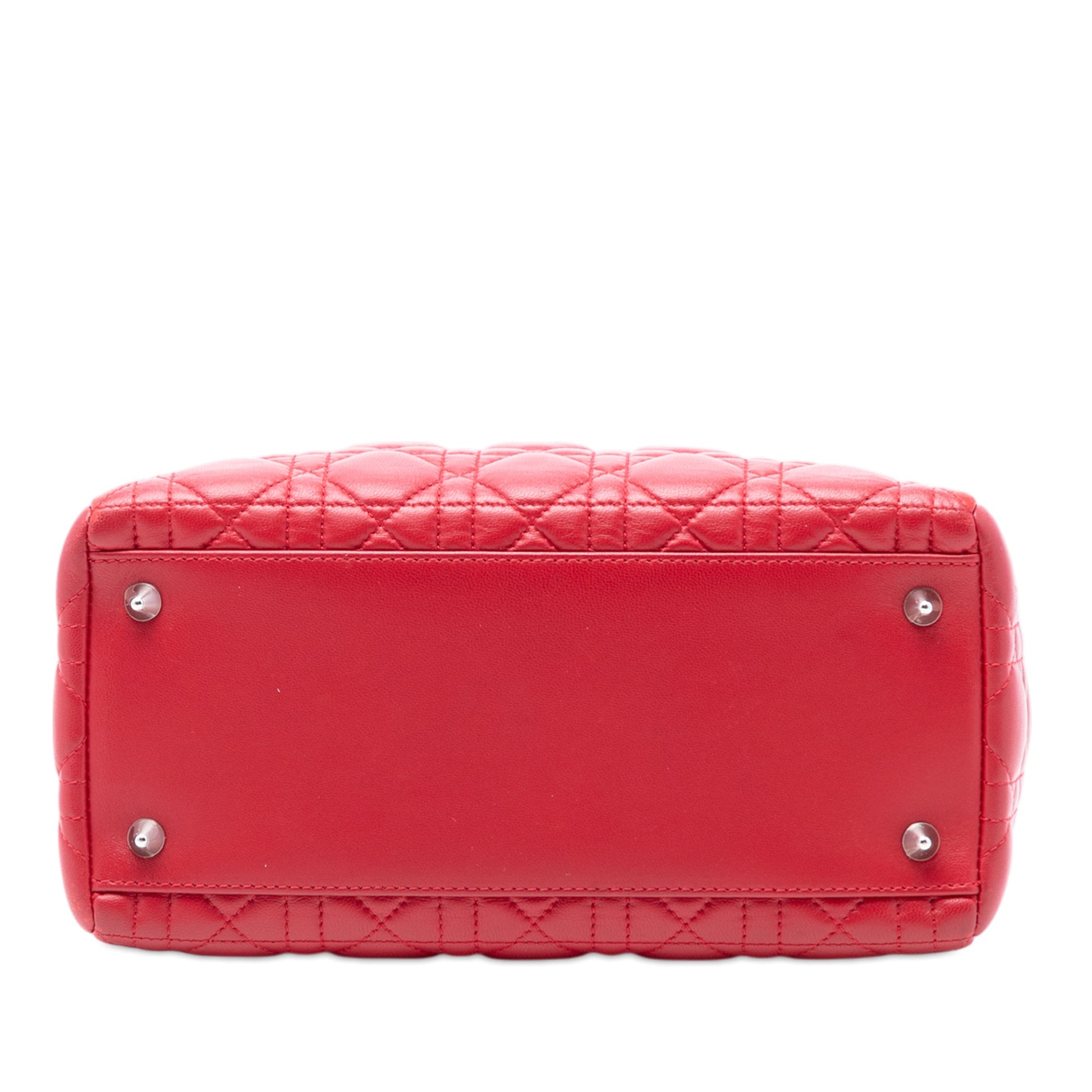 Dior Medium Lambskin Cannage Lady Dior