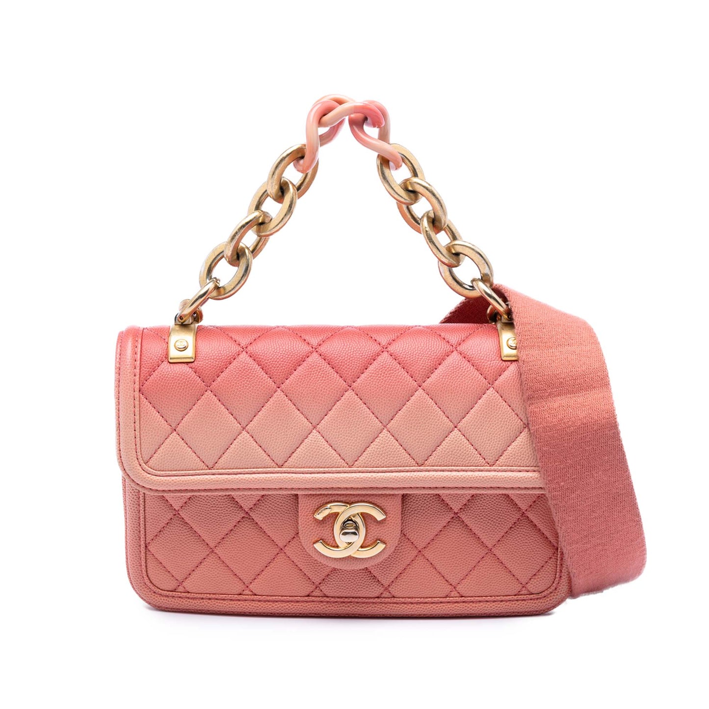 Chanel Small Quilted Caviar Sunset On The Sea Flap