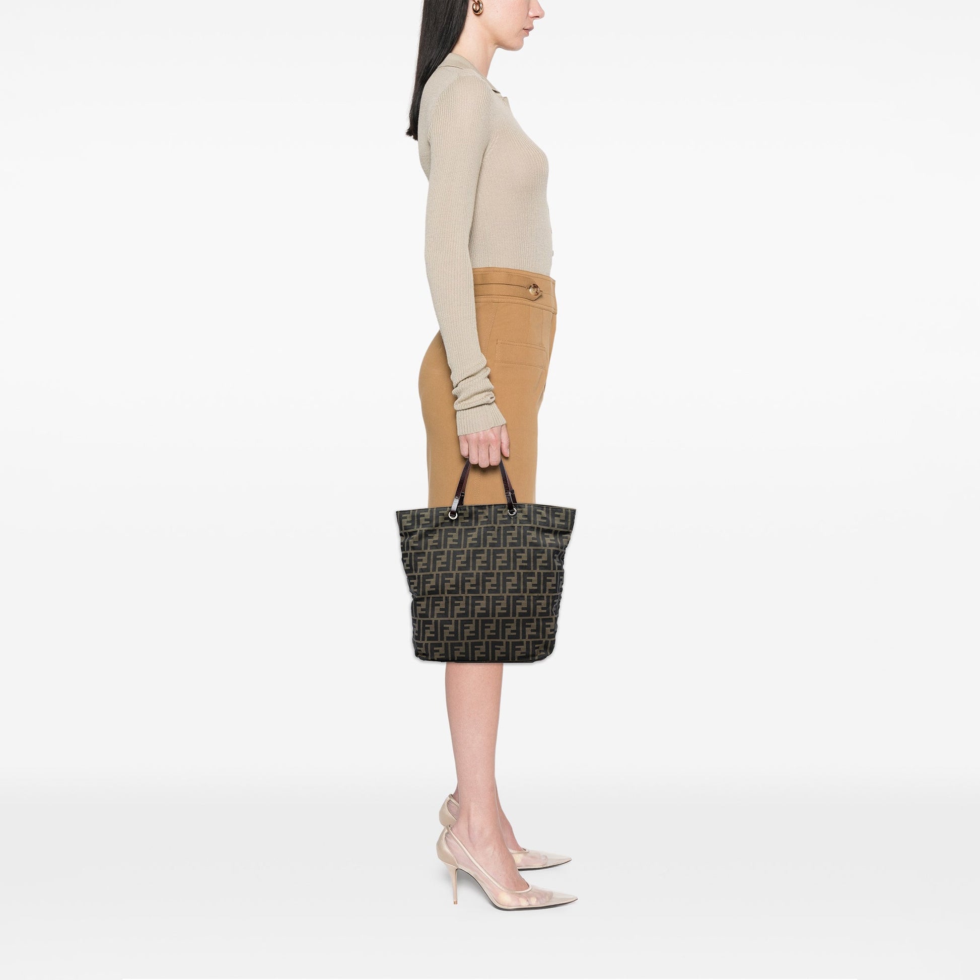 Fendi Zucca Canvas Tote