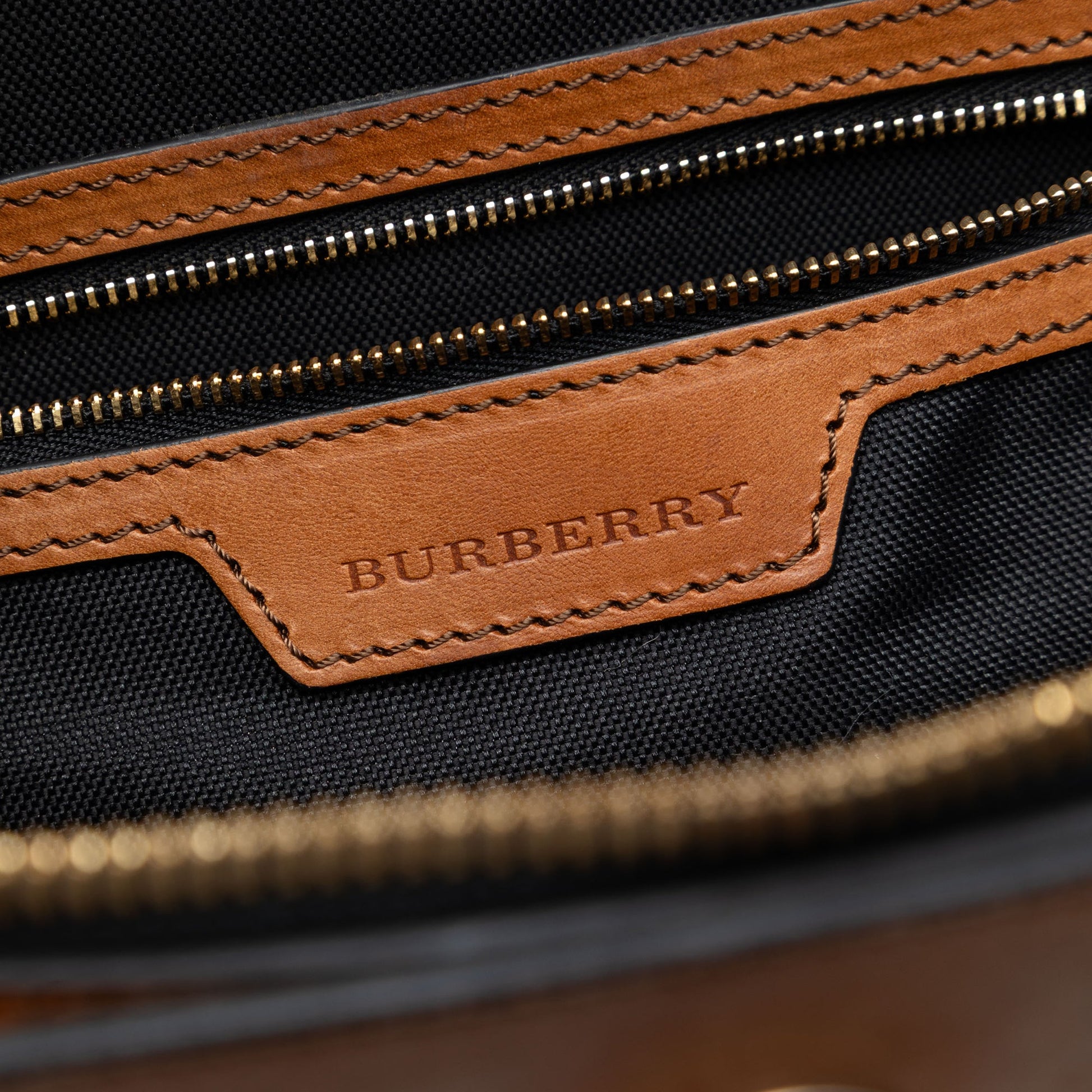 Burberry Medium Haymarket Check Coated Canvas Orchard Bowling Bag