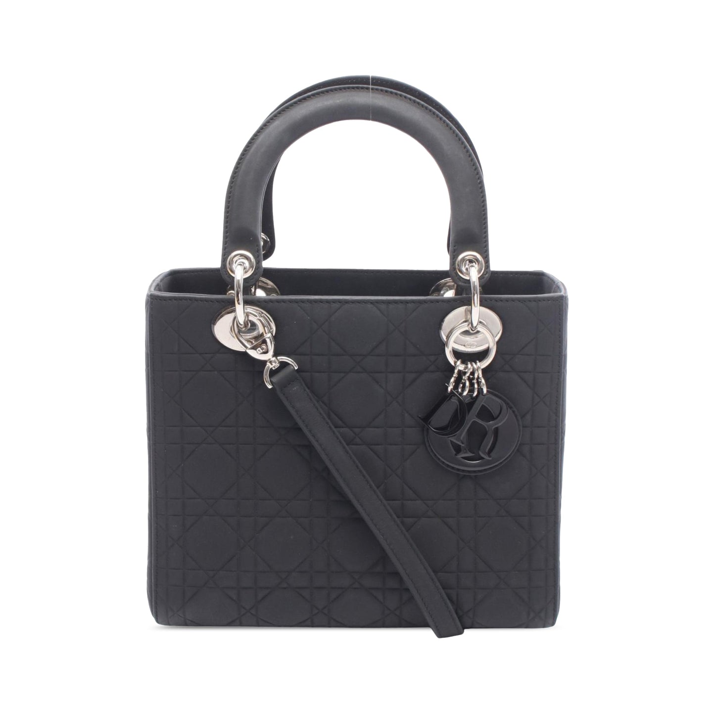 Dior Medium Lambskin Cannage Lady Dior