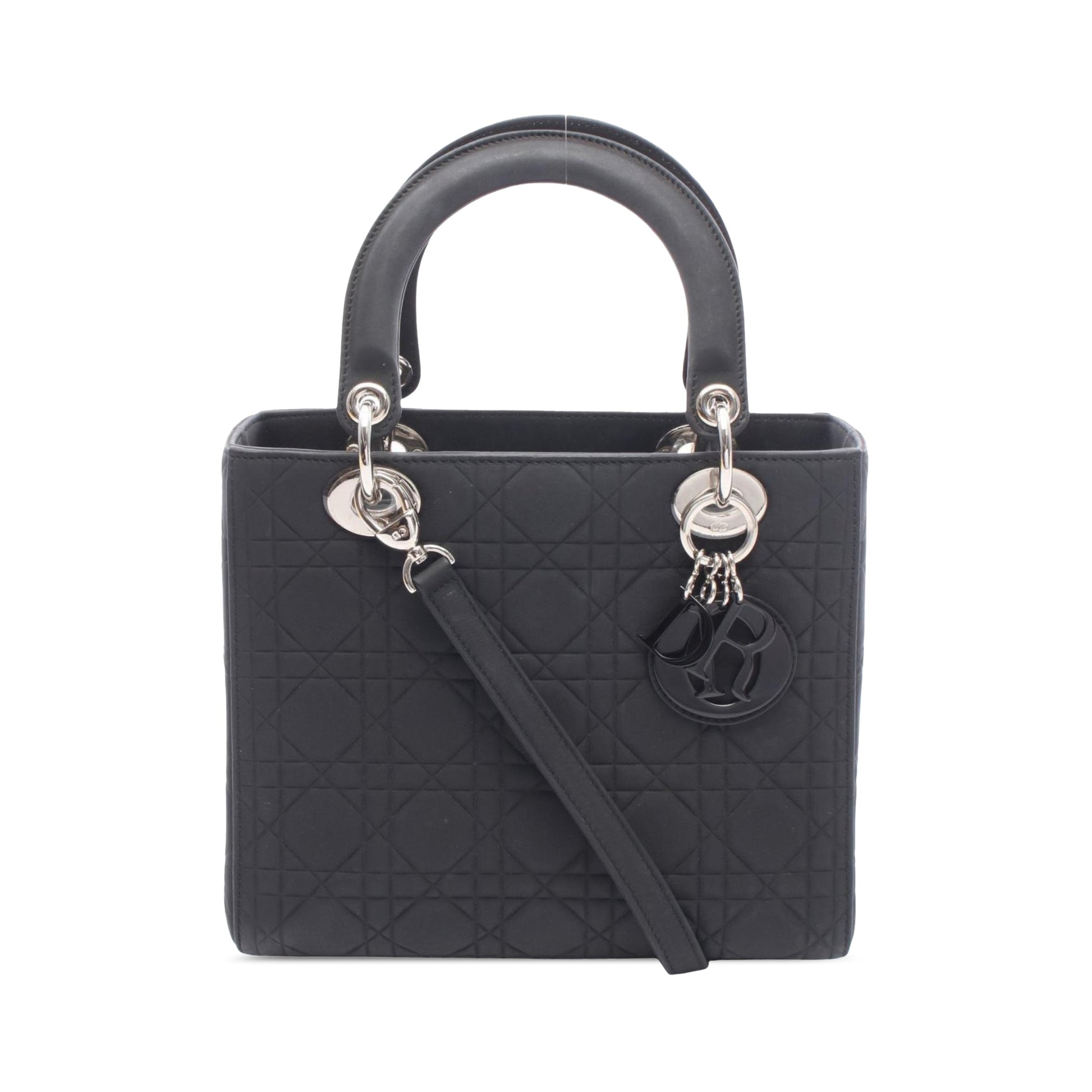 Dior Medium Lambskin Cannage Lady Dior