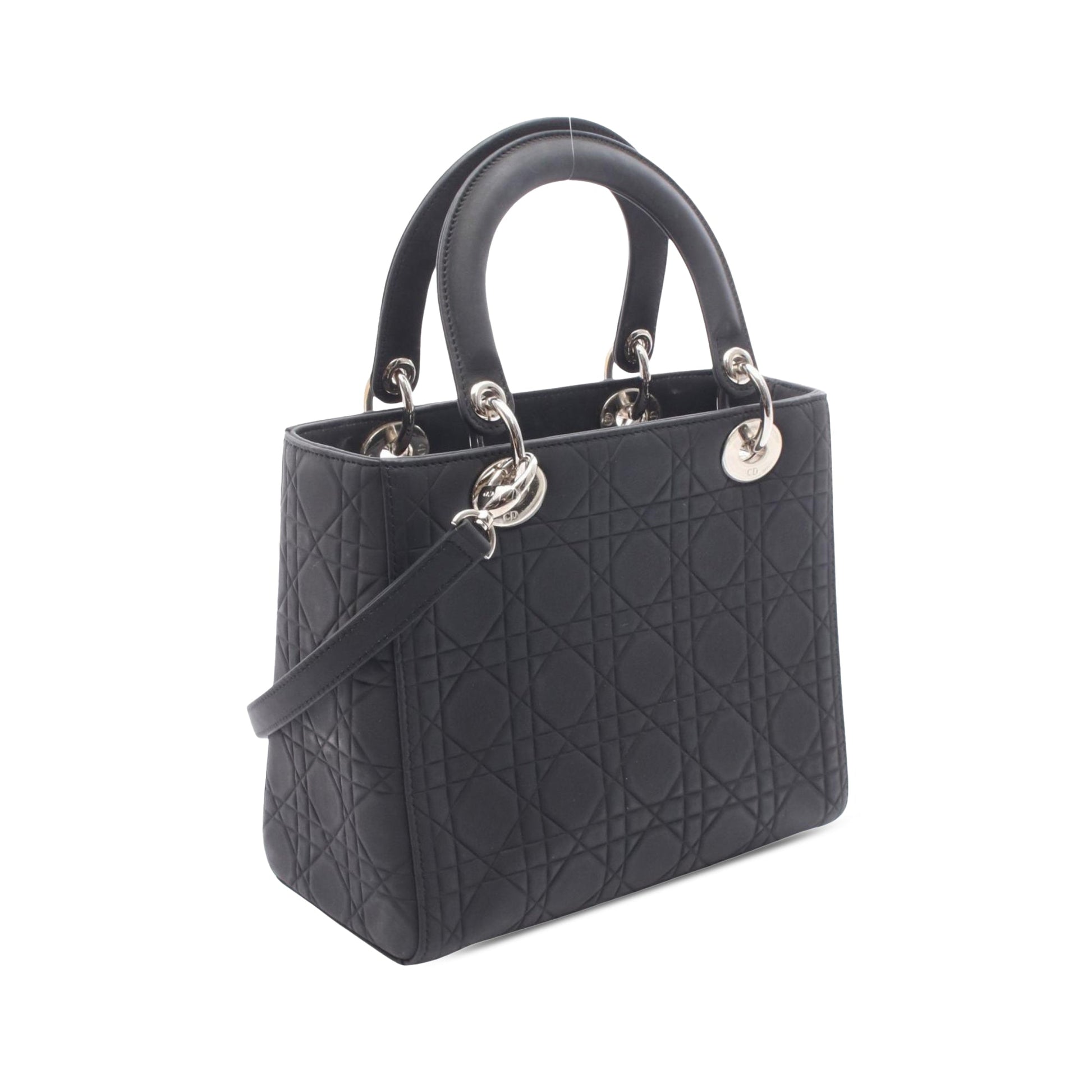 Dior Medium Lambskin Cannage Lady Dior