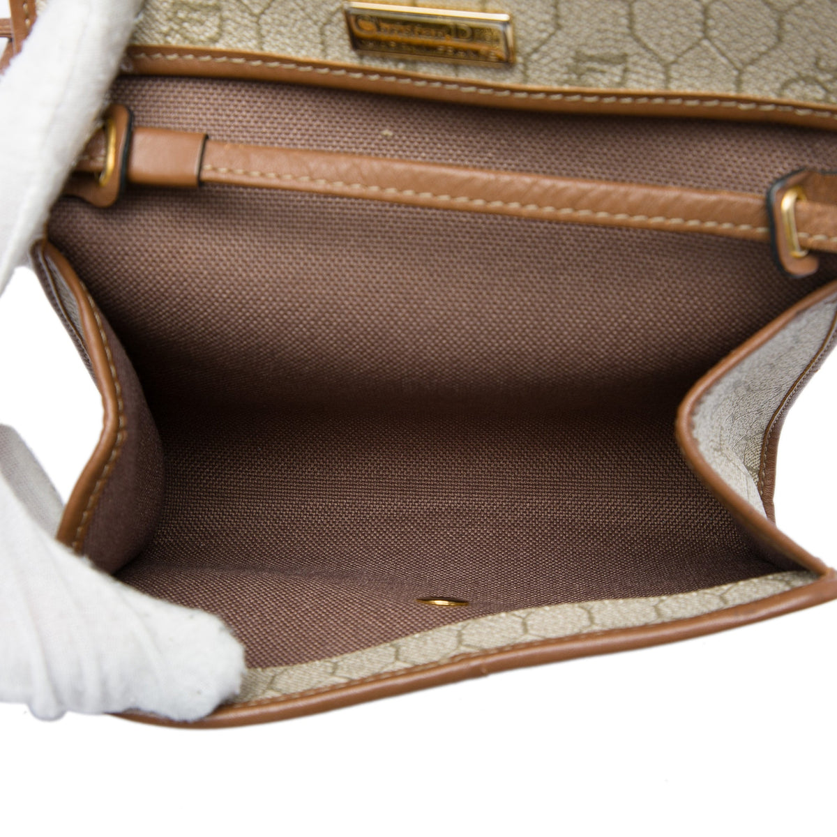 Dior Honeycomb Coated Canvas Crossbody
