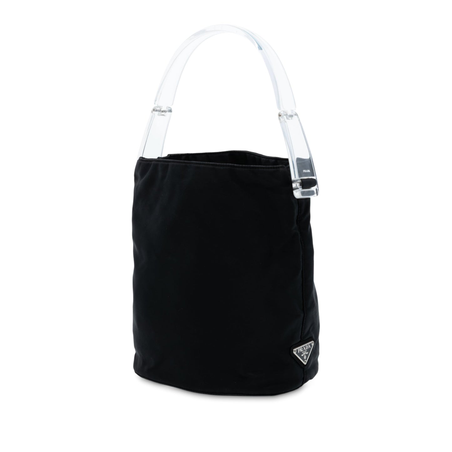 Prada Tessuto Acrylic Handle Bag