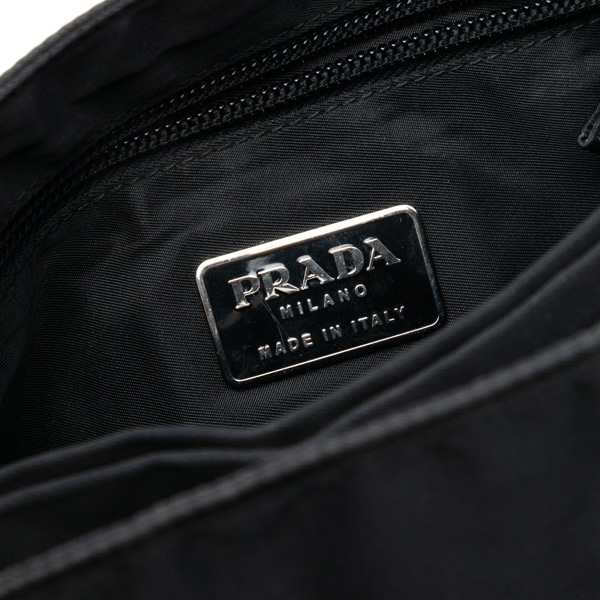 Prada Tessuto Acrylic Handle Bag