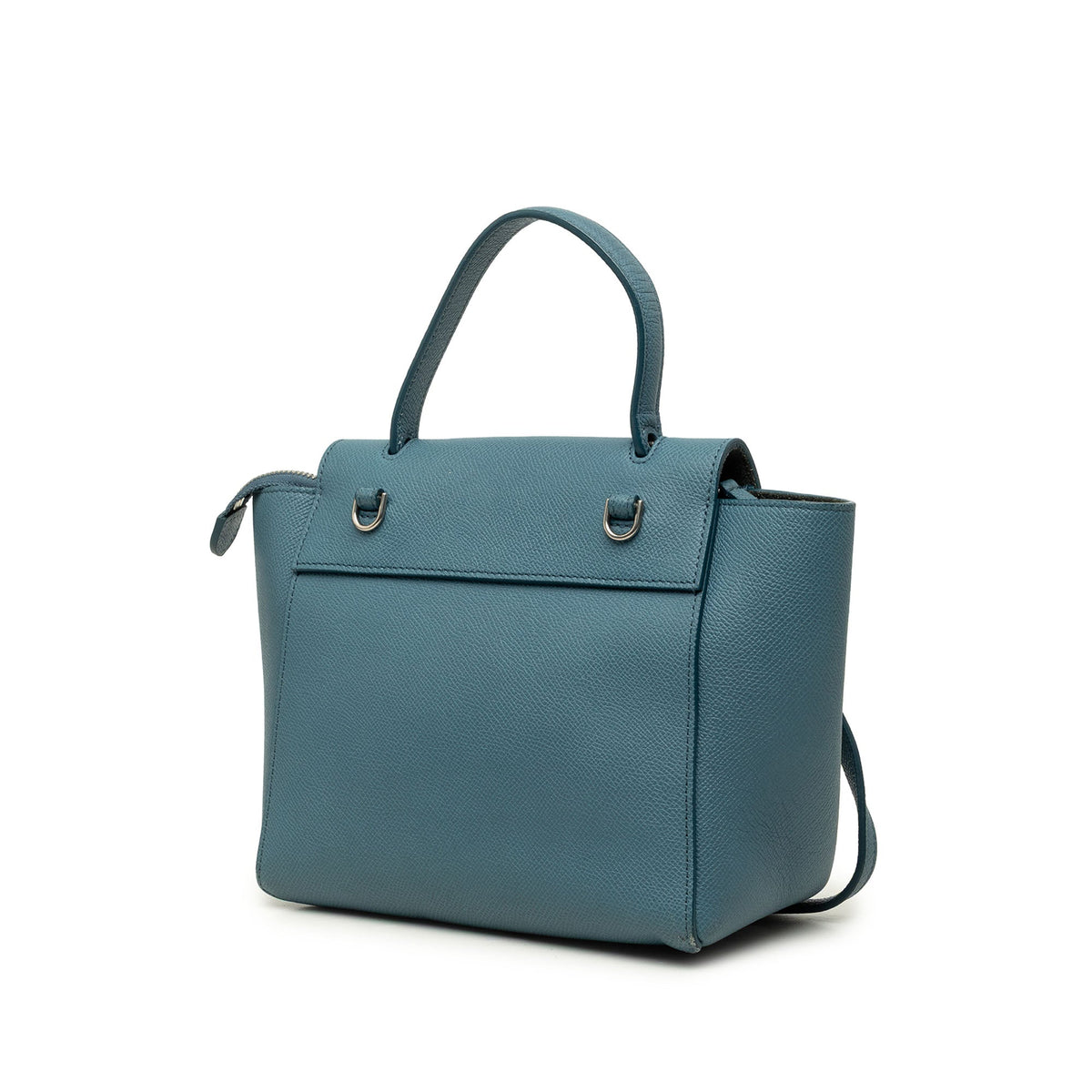 Celine Nano Grained Calfskin Belt Bag — Blue