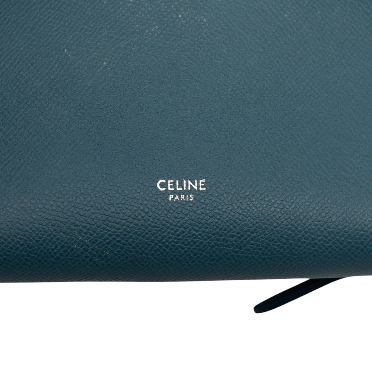 Celine Nano Grained Calfskin Belt Bag — Blue