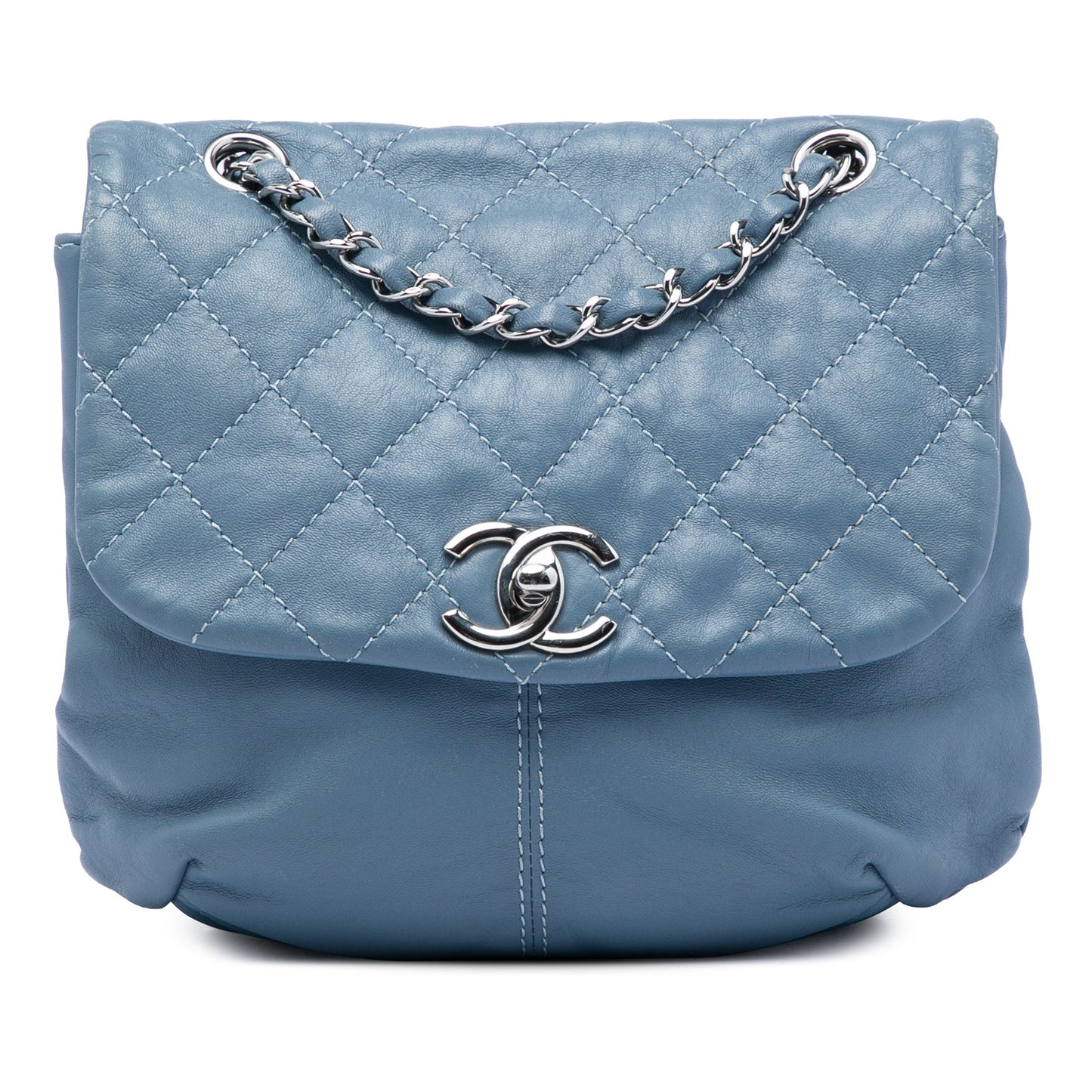 Chanel Mini Quilted Lambskin Trianon Messenger Flap