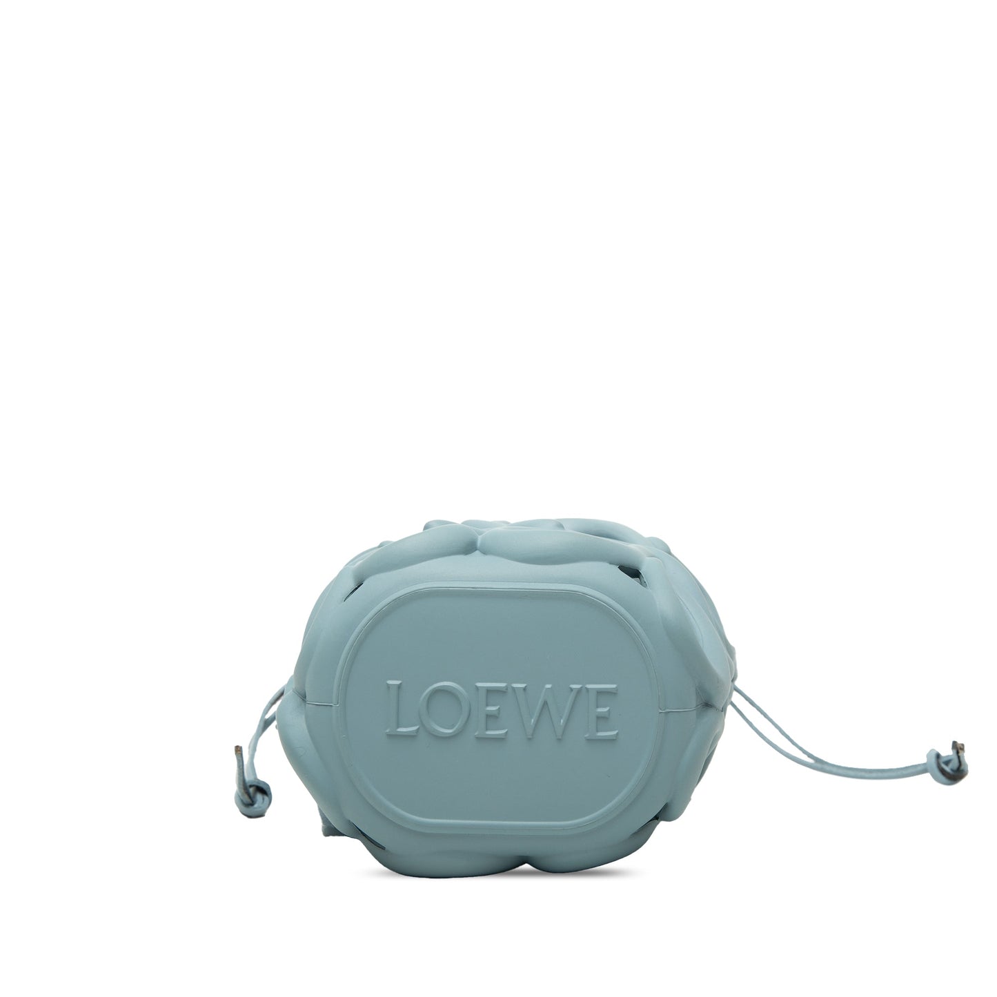LOEWE Anagram Inflated Cutout Rubber and Canvas Pocket Bucket Bag