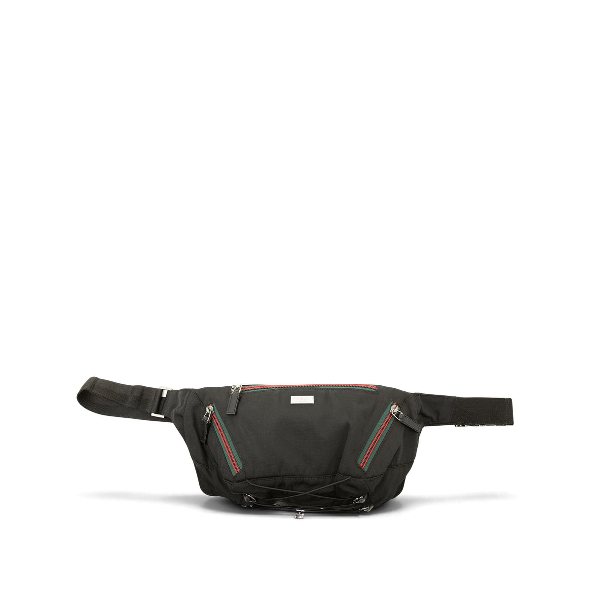 Gucci Nylon Web Belt Bag — Black