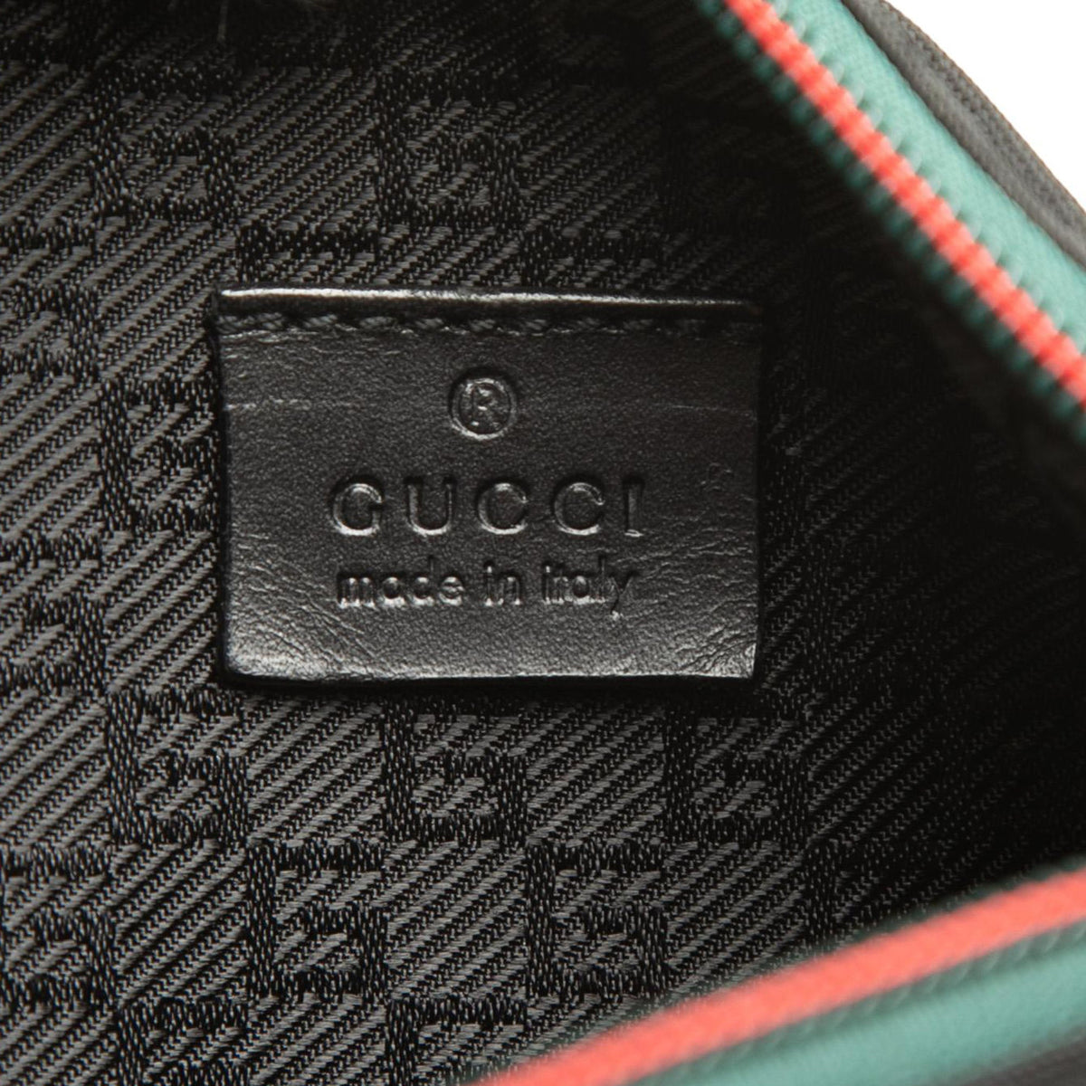 Gucci Nylon Web Belt Bag — Black