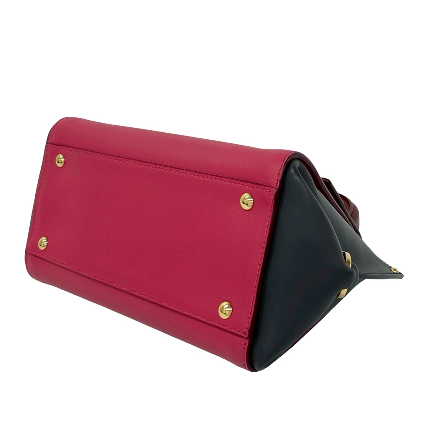 Ferragamo Small Tricolor Leather Gancini Sofia Satchel