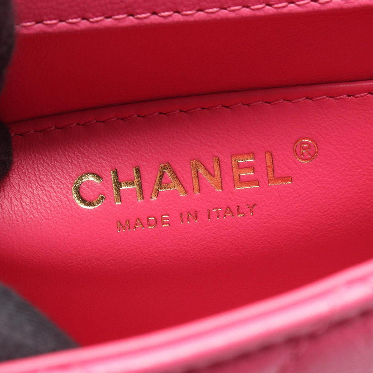 Chanel Small CC Quilted Calfskin Flap — Pink