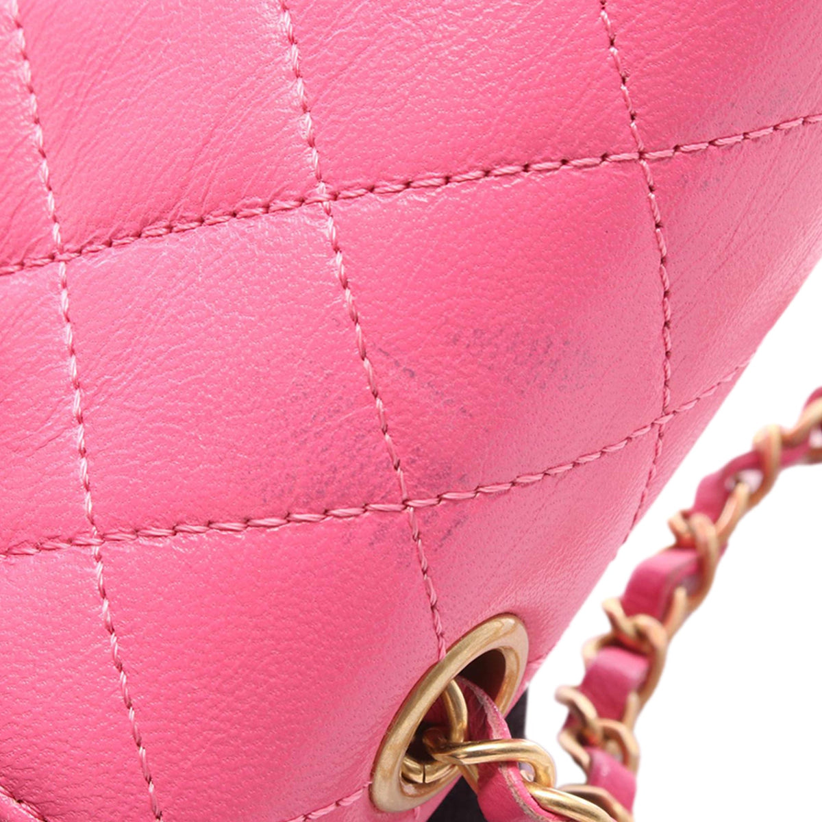 Chanel Small CC Quilted Calfskin Flap — Pink