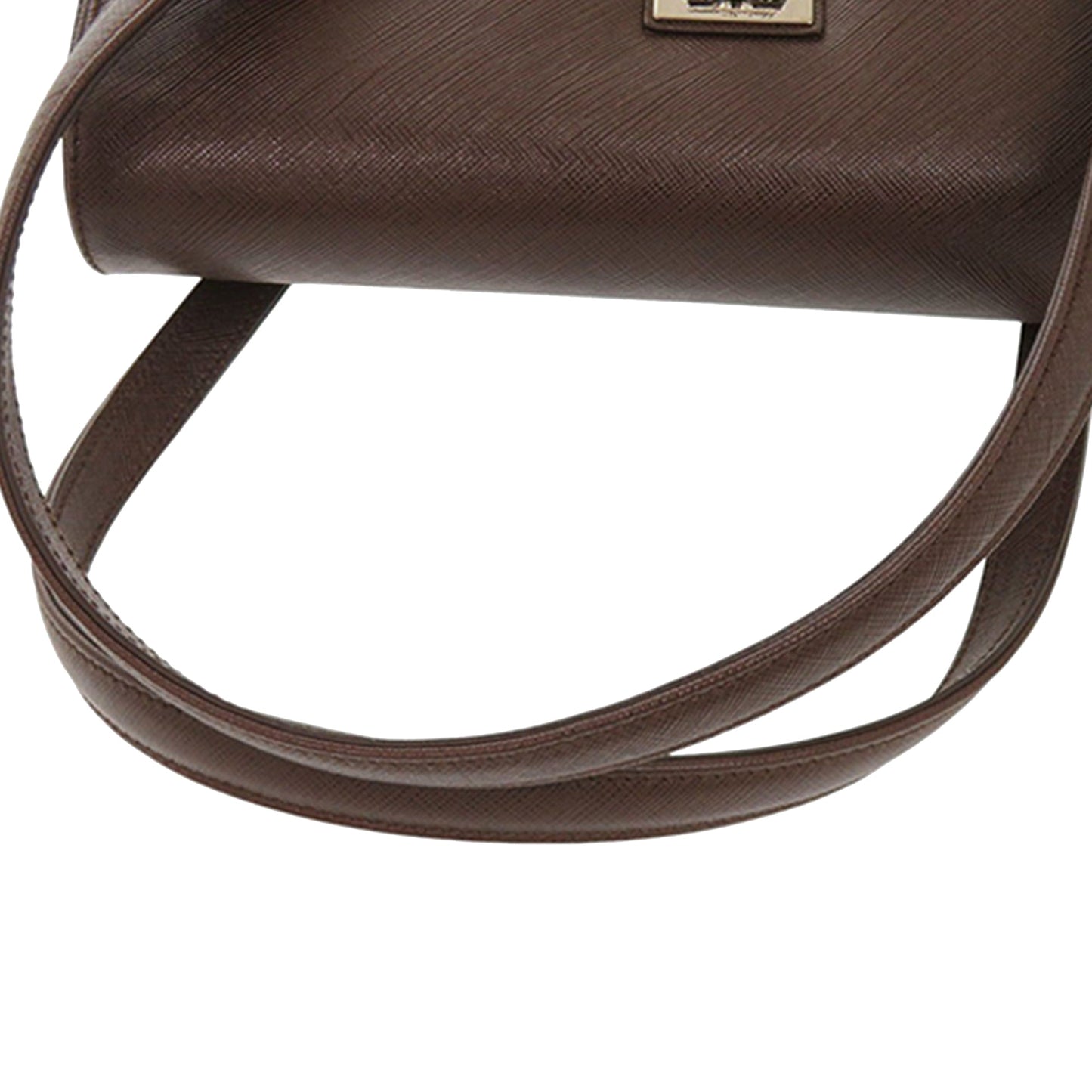 Ferragamo Leather Gancini Ribbon Handbag