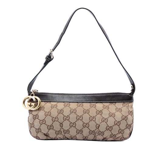 GG Canvas Interlocking G Shoulder Bag