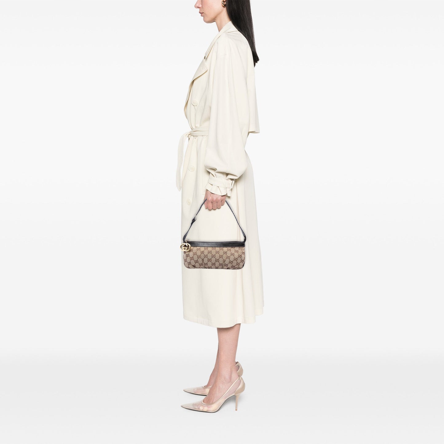 GG Canvas Interlocking G Shoulder Bag