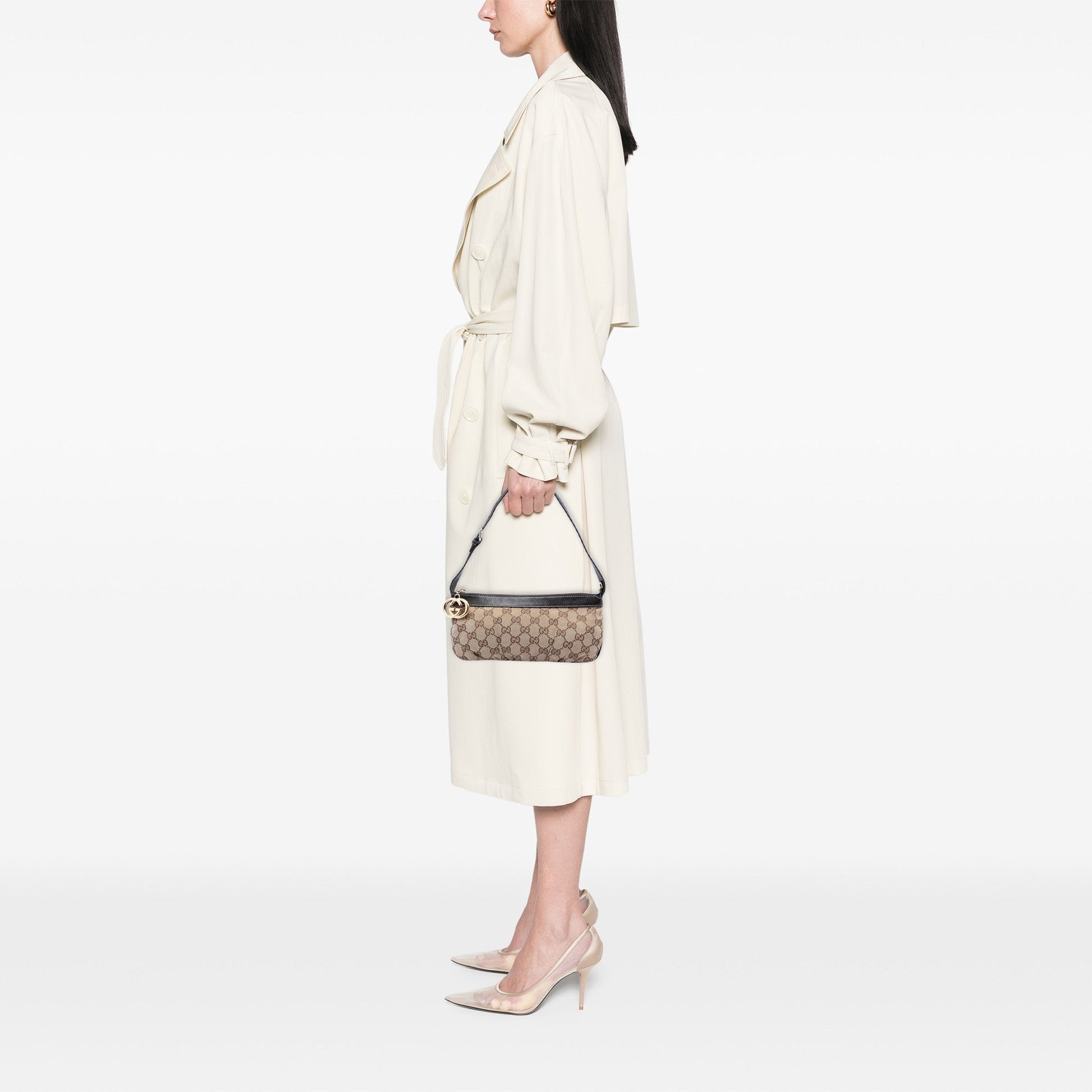 GG Canvas Interlocking G Shoulder Bag