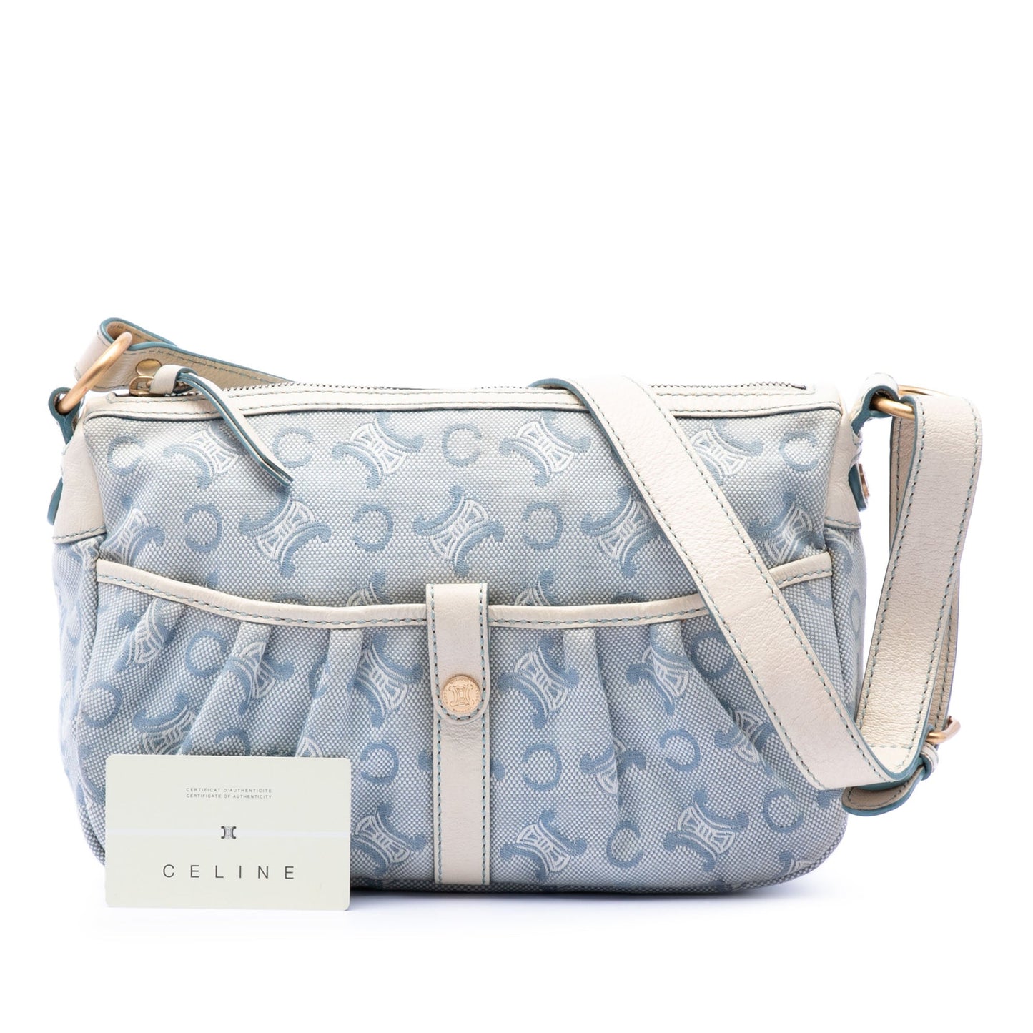 Celine C Macadam Canvas Crossbody