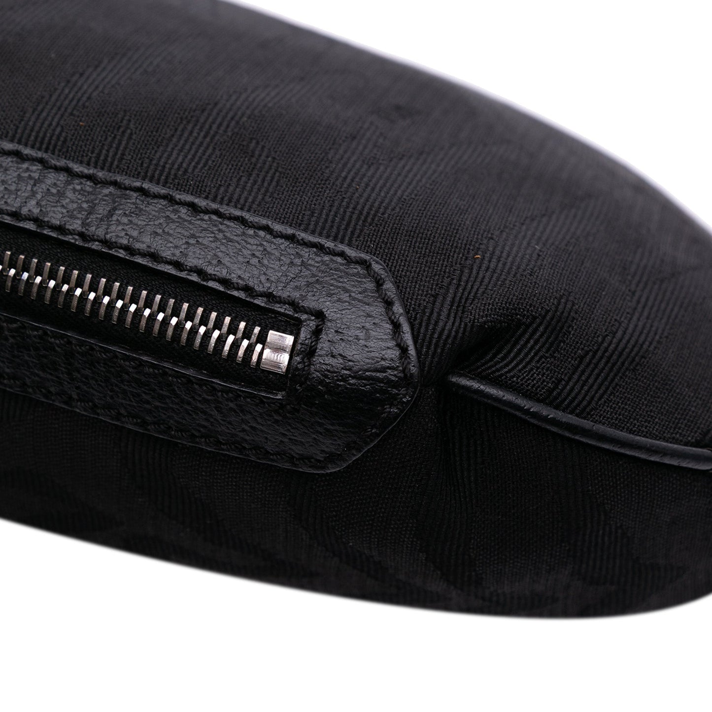 Fendi Zebra Print Canvas Oyster Hobo