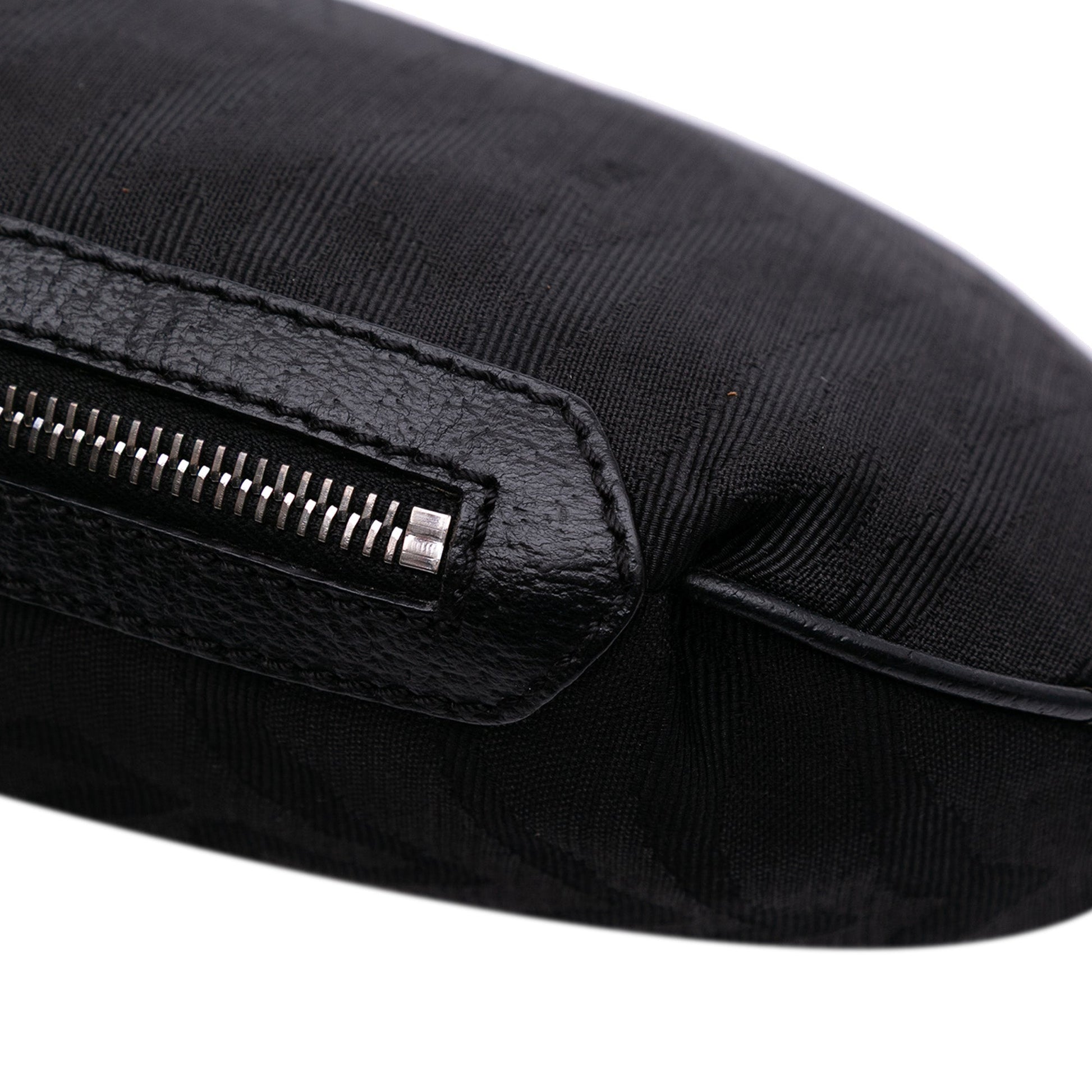 Fendi Zebra Print Canvas Oyster Hobo