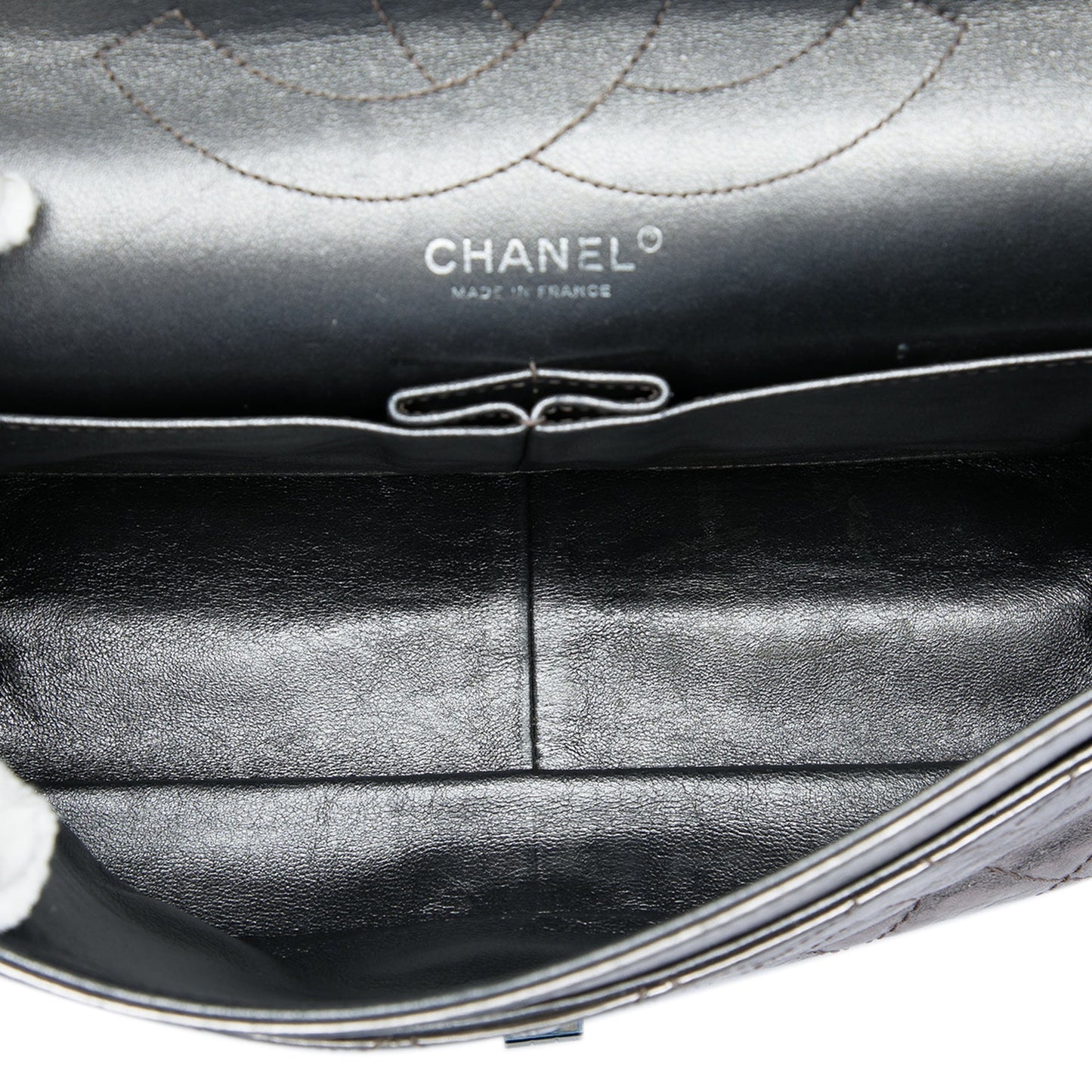Chanel Quilted Metallic Aged Calfskin Reissue 2.55 Double Flap 227