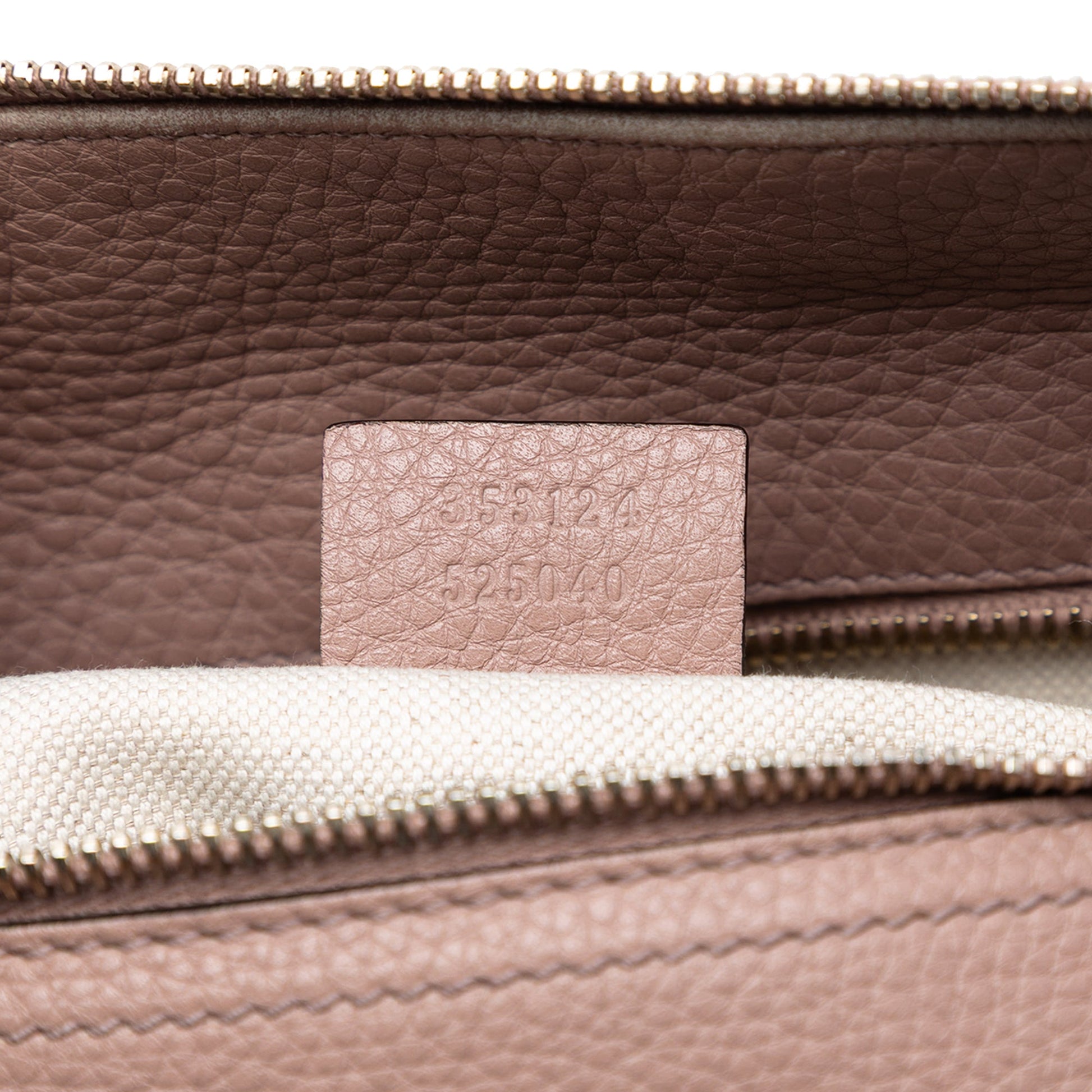 Gucci Medium Calfskin Bamboo Shopper Boston Bag
