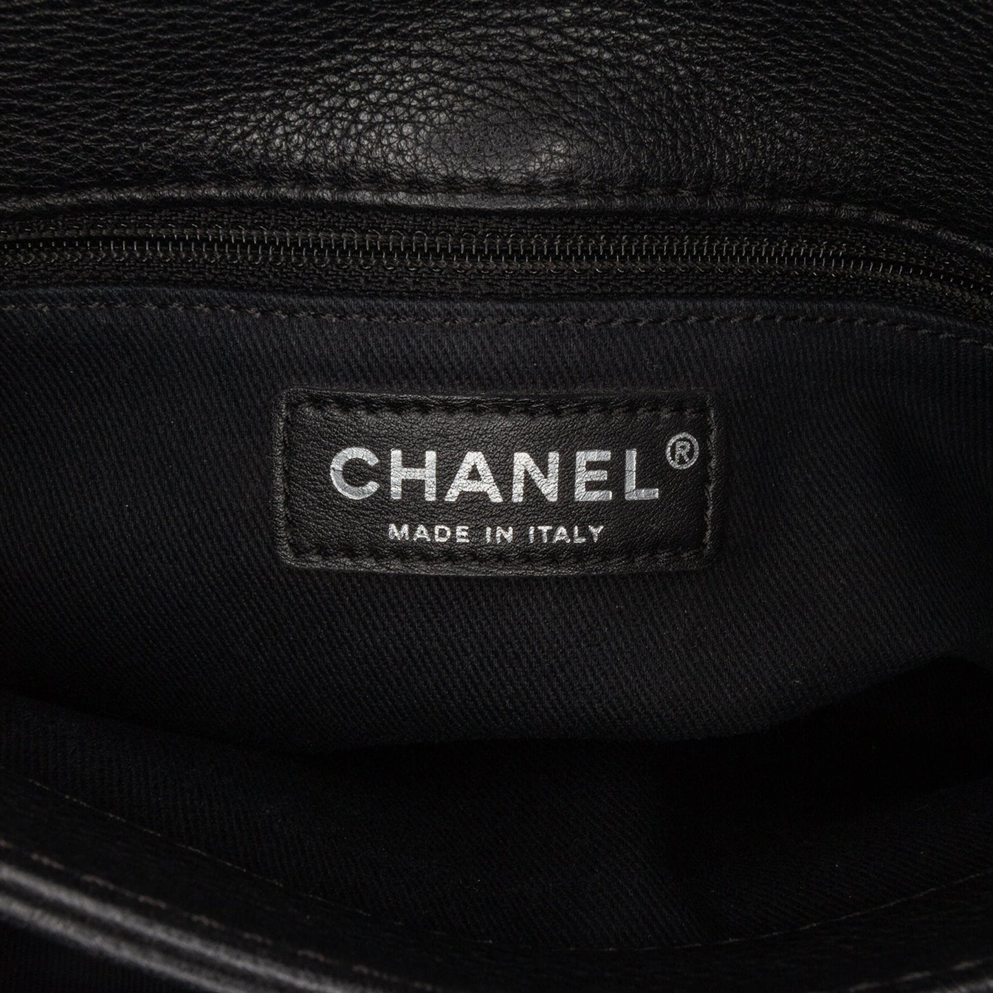 Chanel Jumbo Quilted Caviar Double Compartment Chain Flap