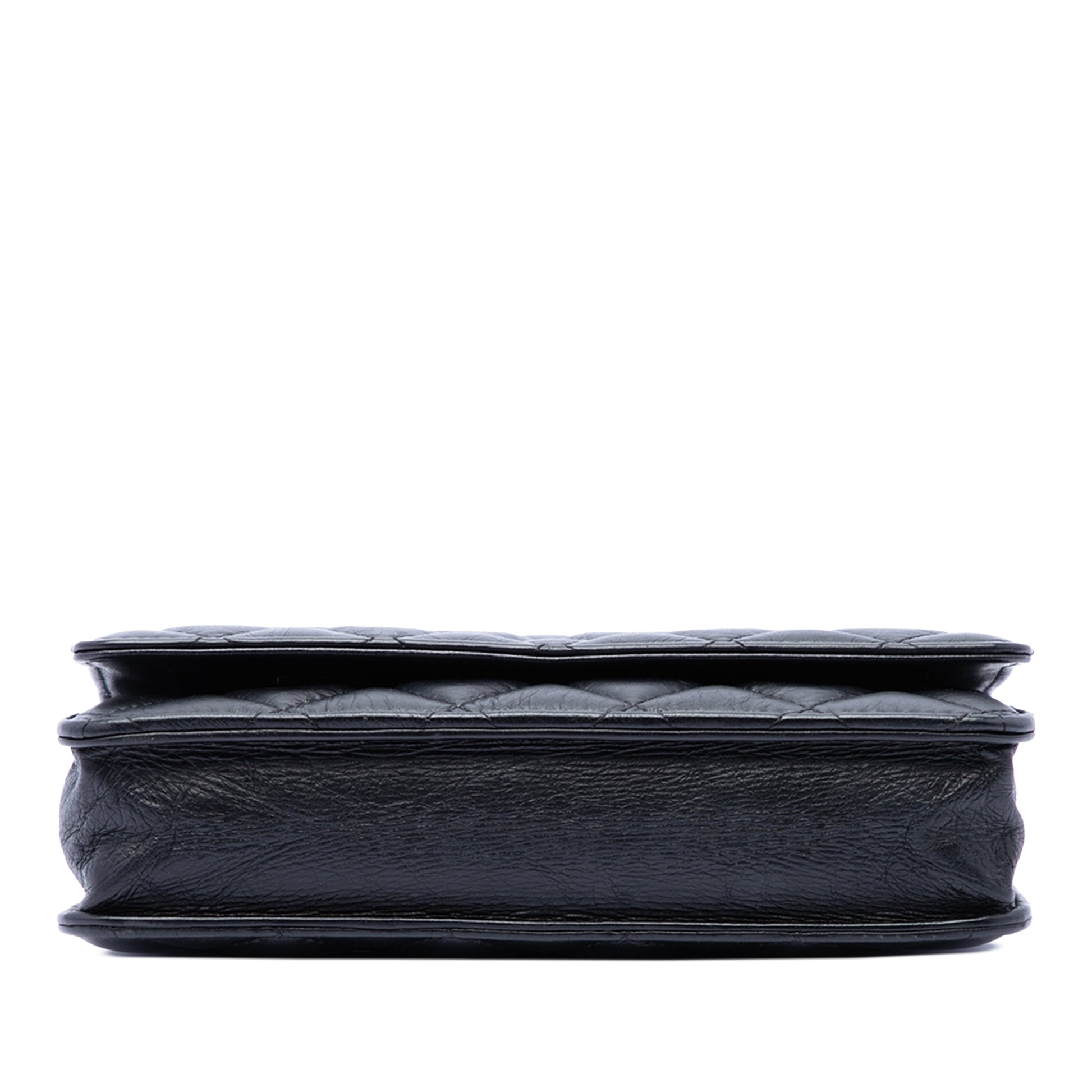 Chanel CC Quilted Aged Calfskin Tassel Wallet On Chain
