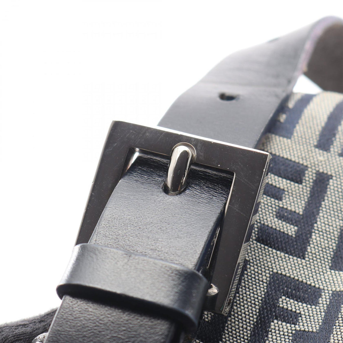 Fendi Zucchino Canvas Bucket Bag — Gray