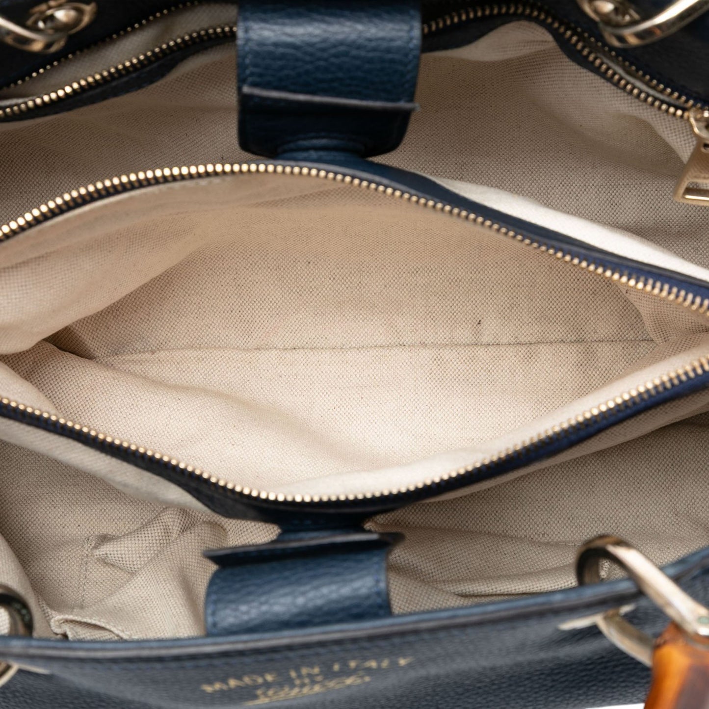 Gucci Medium Calfskin Bamboo Shopper Satchel