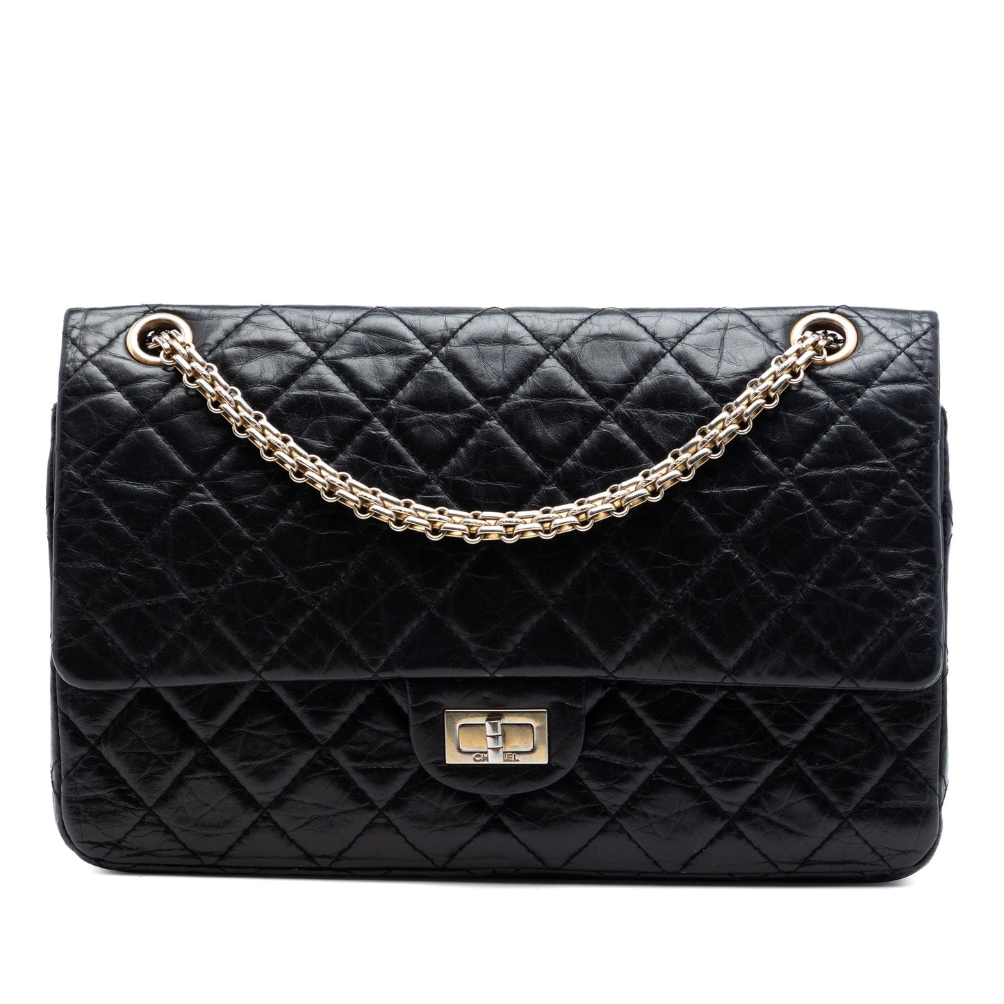 Chanel Quilted Aged Calfskin Reissue 2.55 Double Flap 226