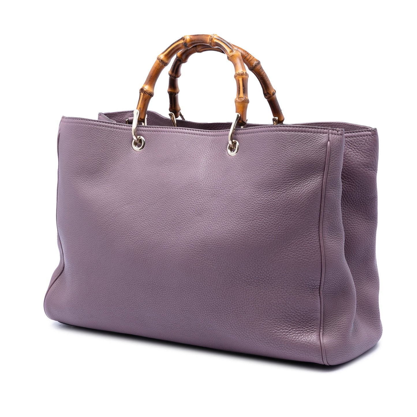 Gucci Large Calfskin Bamboo Shopper Satchel