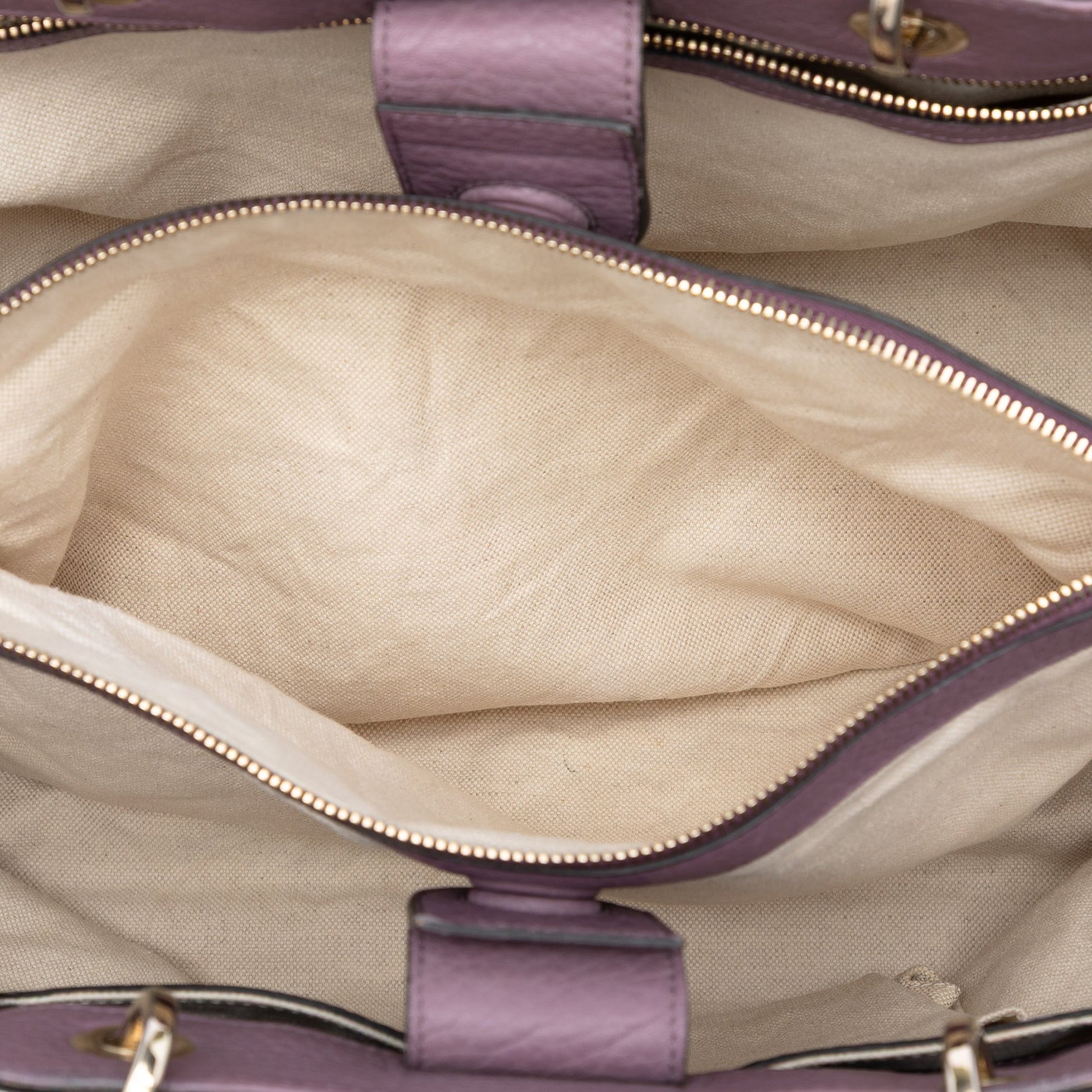 Gucci Large Calfskin Bamboo Shopper Satchel