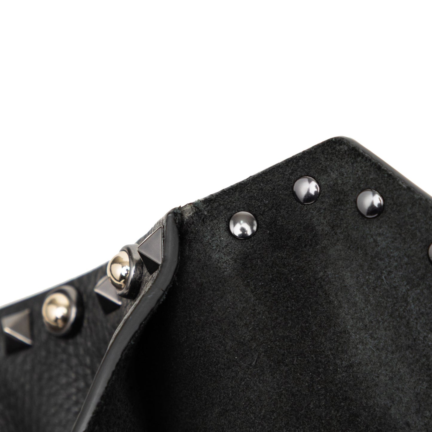 Valentino Grained Calfskin Rockstud Envelope Clutch