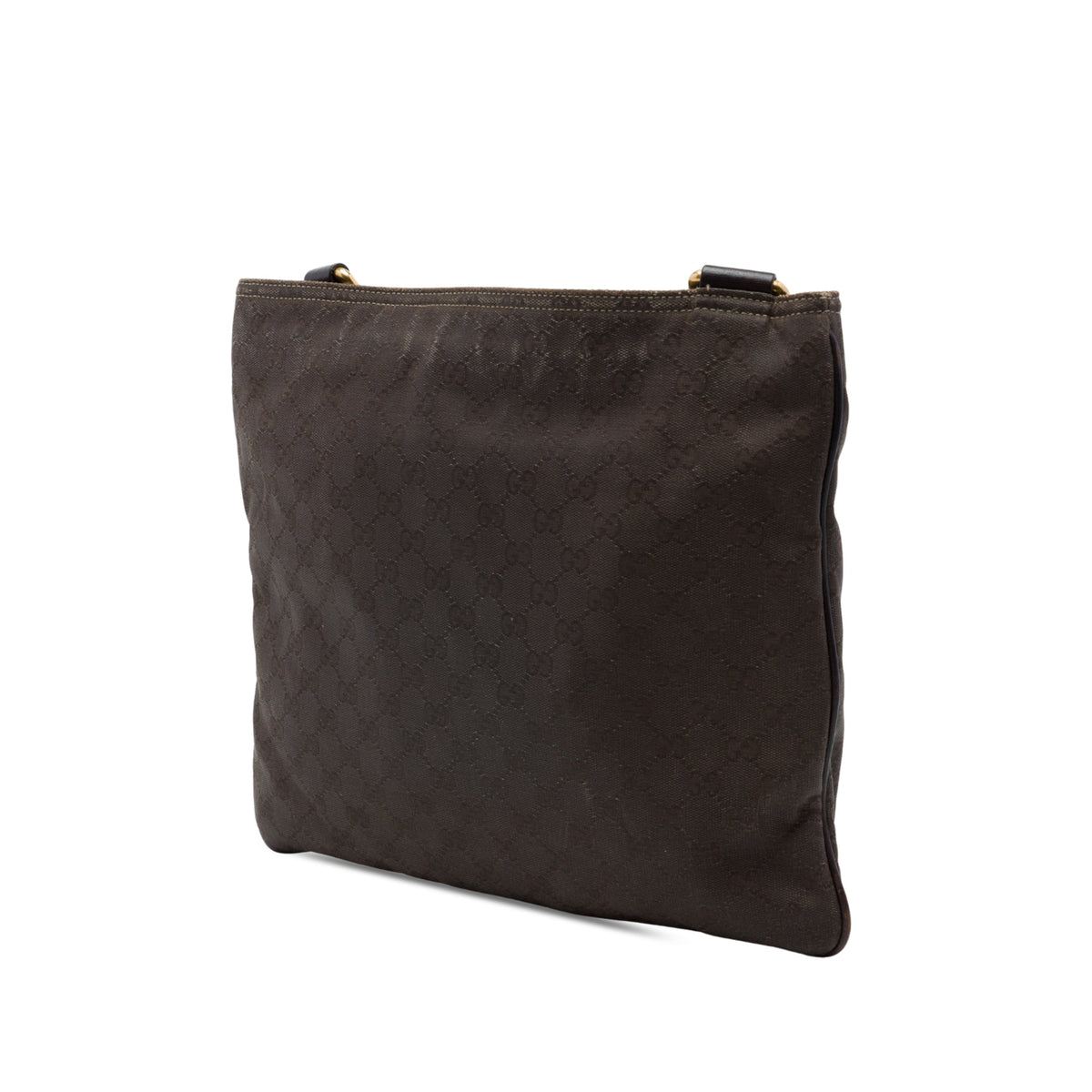 Gucci GG Canvas Crossbody — Brown