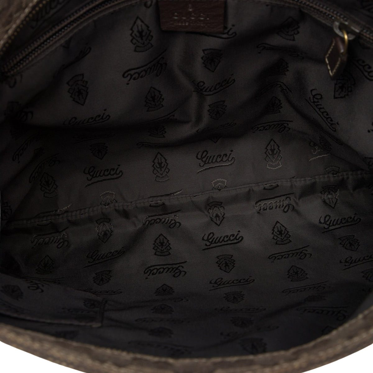 Gucci GG Canvas Crossbody — Brown