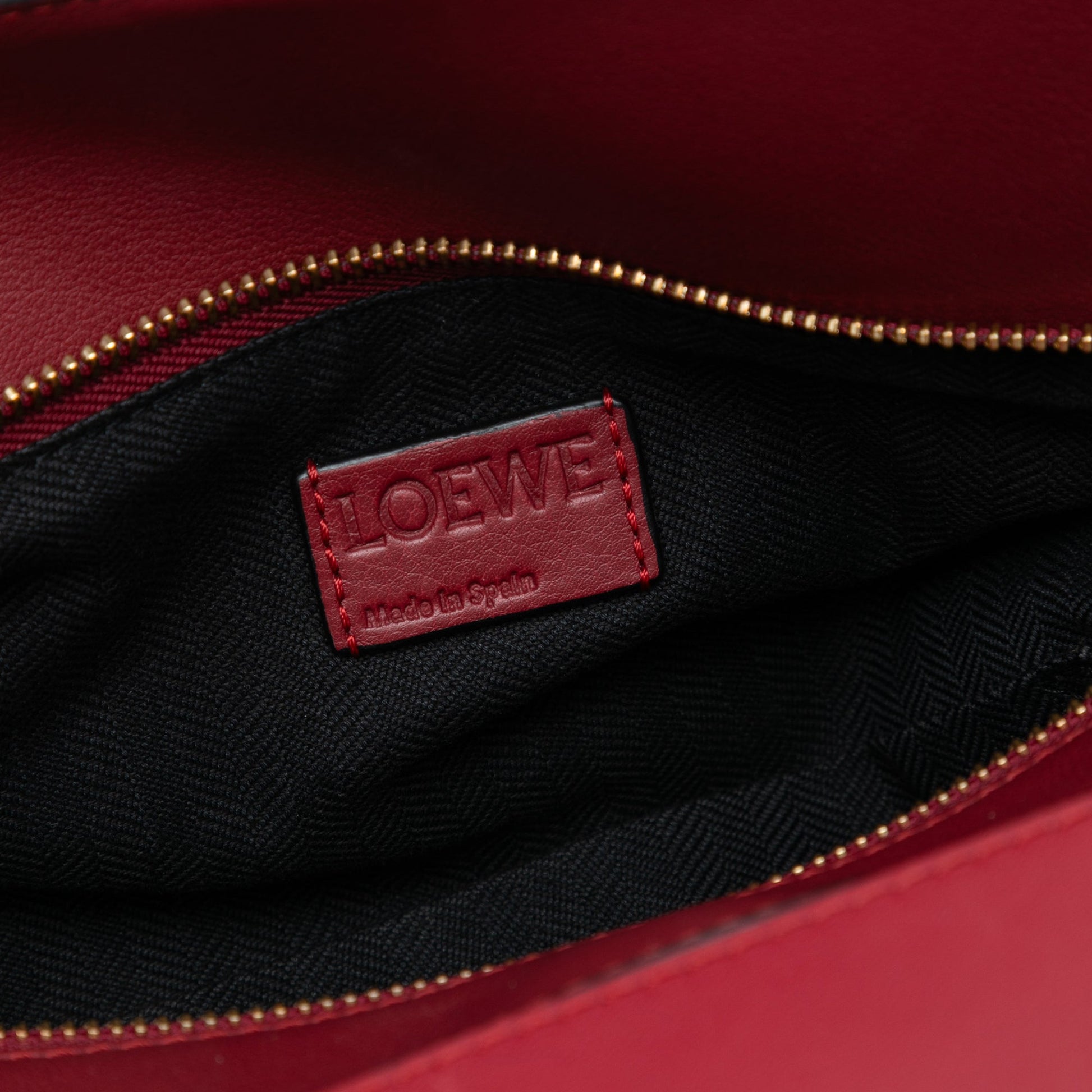 LOEWE Medium Tricolor Calfskin Puzzle Satchel