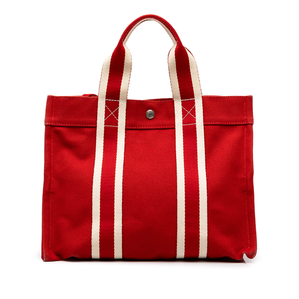 Hermès Canvas Fourre Tout PM — White