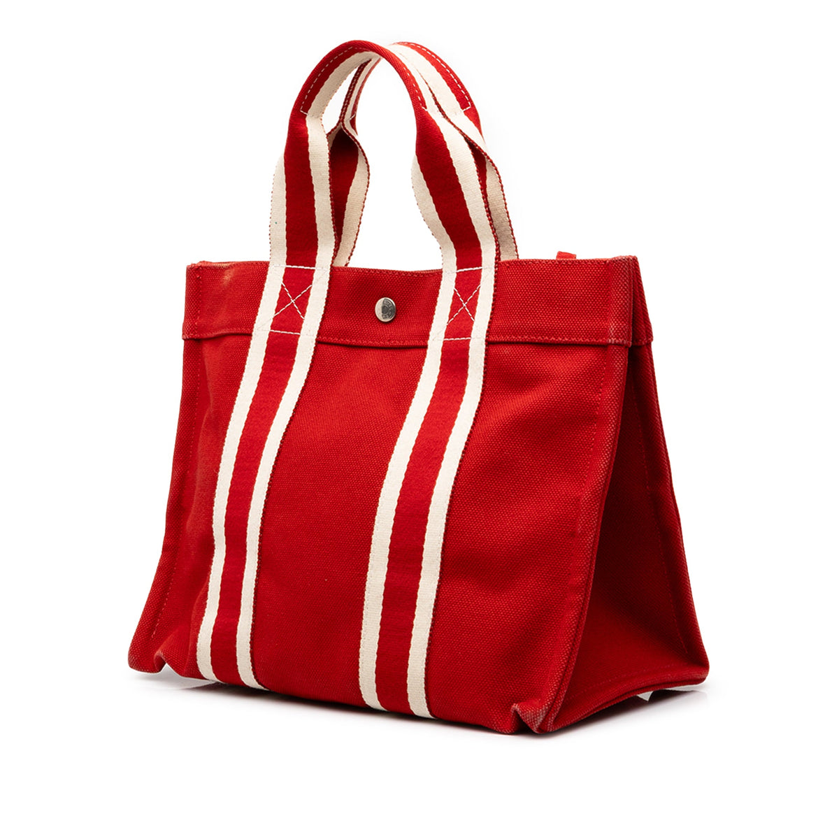 Hermès Canvas Fourre Tout PM — White
