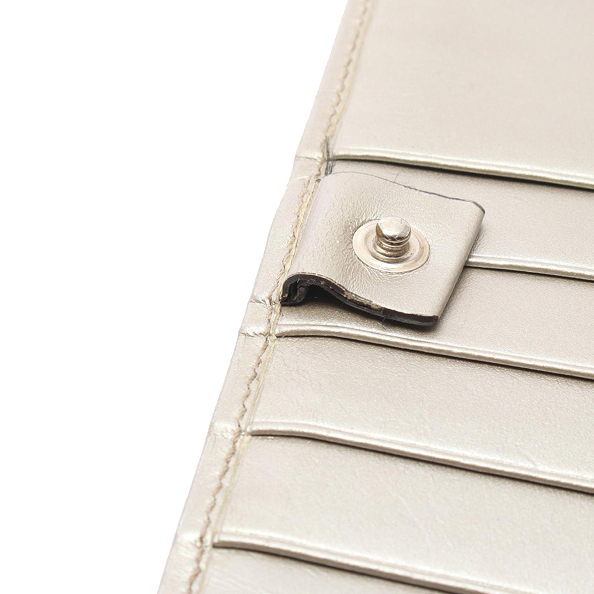 Gucci GG Imprime Wallet On Chain — Gold