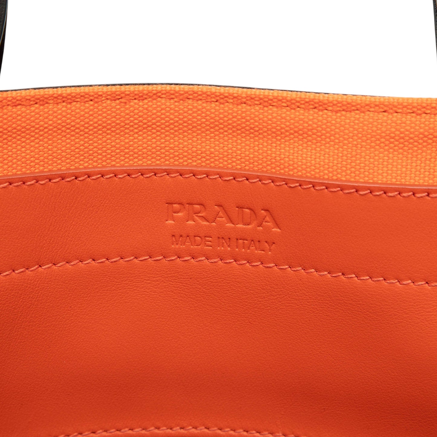 Prada Medium Canvas Ouverture Satchel