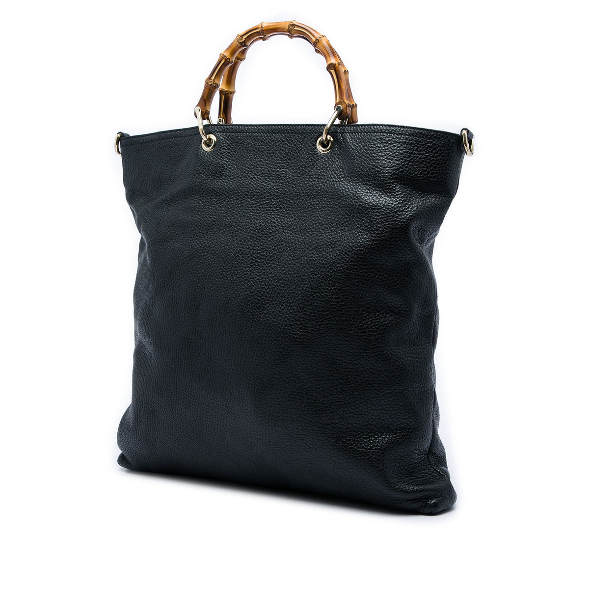 Gucci Calfskin Bamboo Shopper Satchel