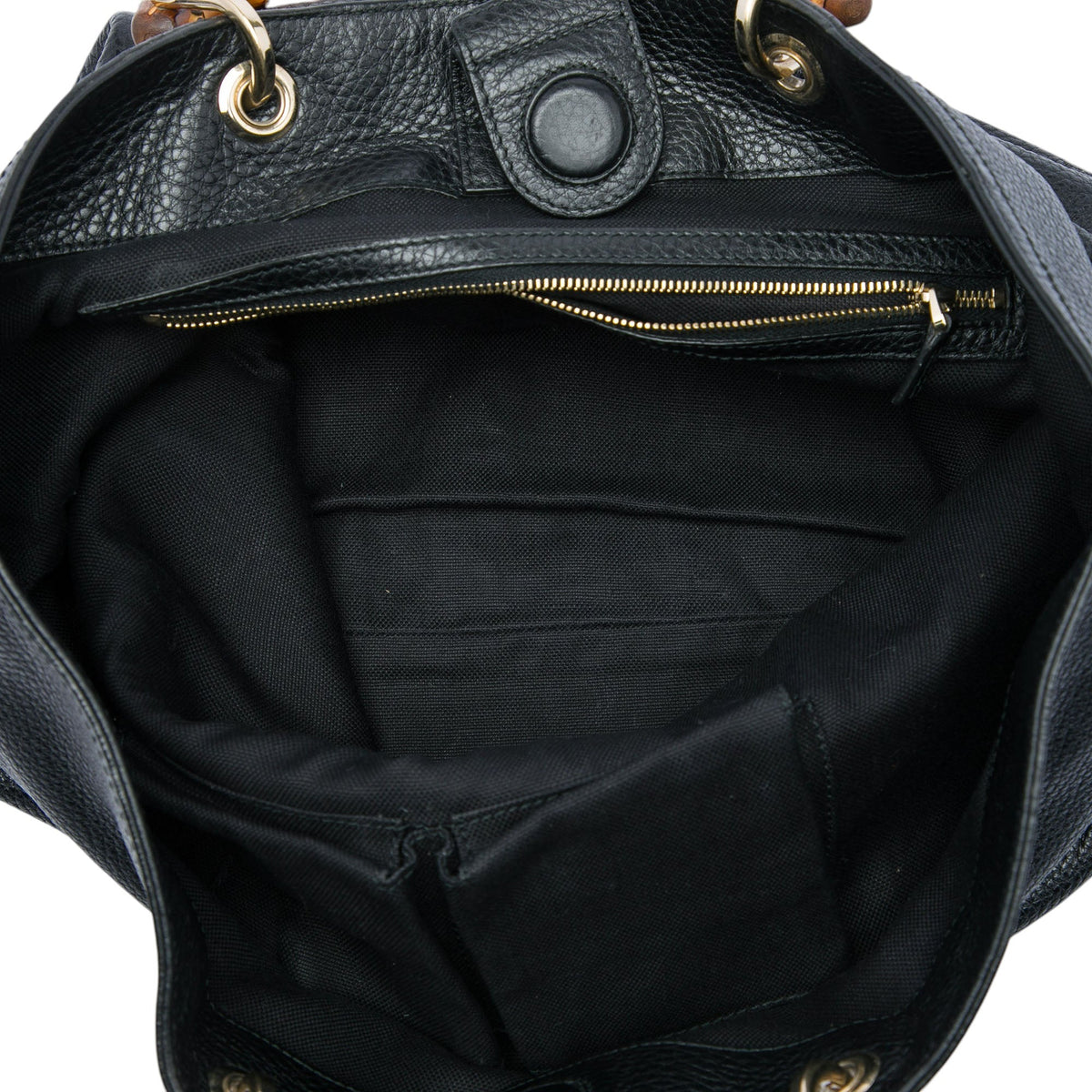 Gucci Calfskin Bamboo Shopper Satchel