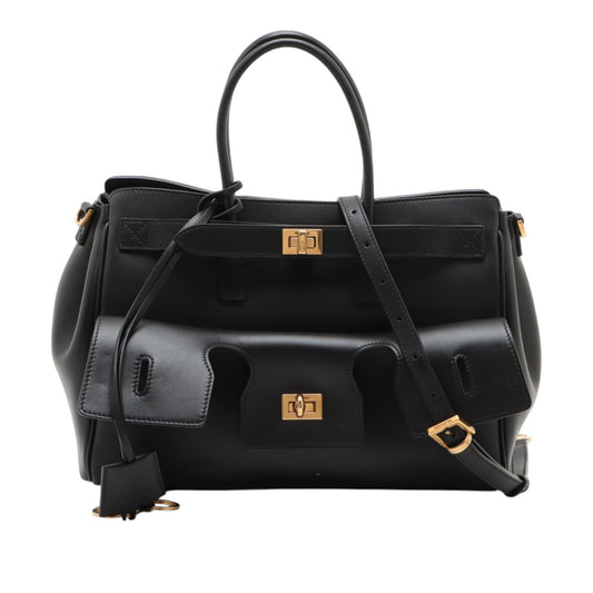 Balenciaga Medium Smooth Calfskin Bel Air Carry All Tote