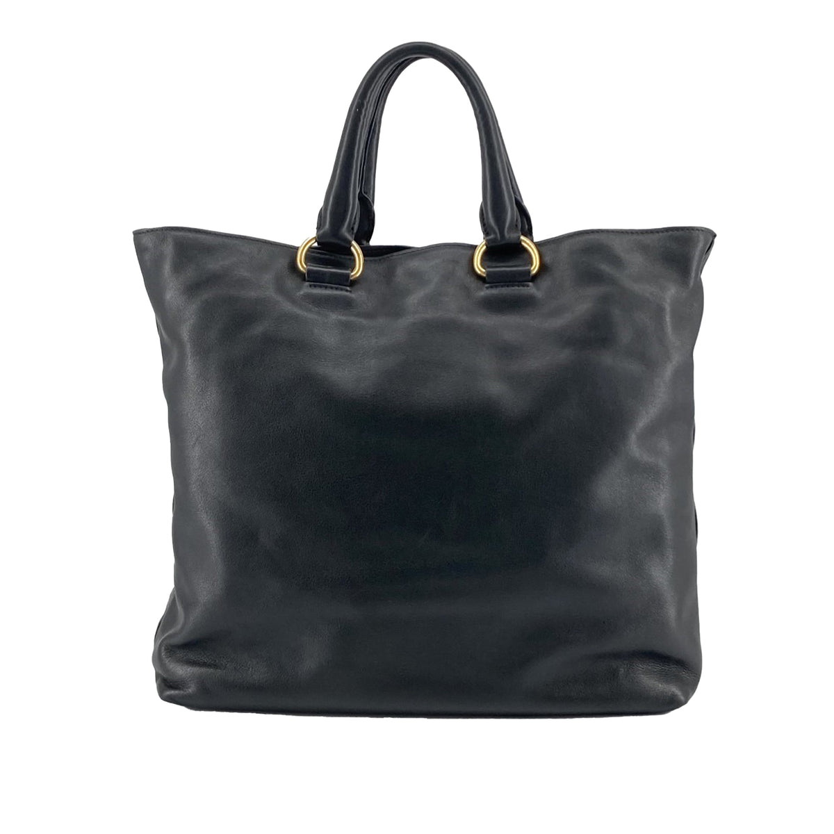 Prada Soft Calf Open Convertible Tote