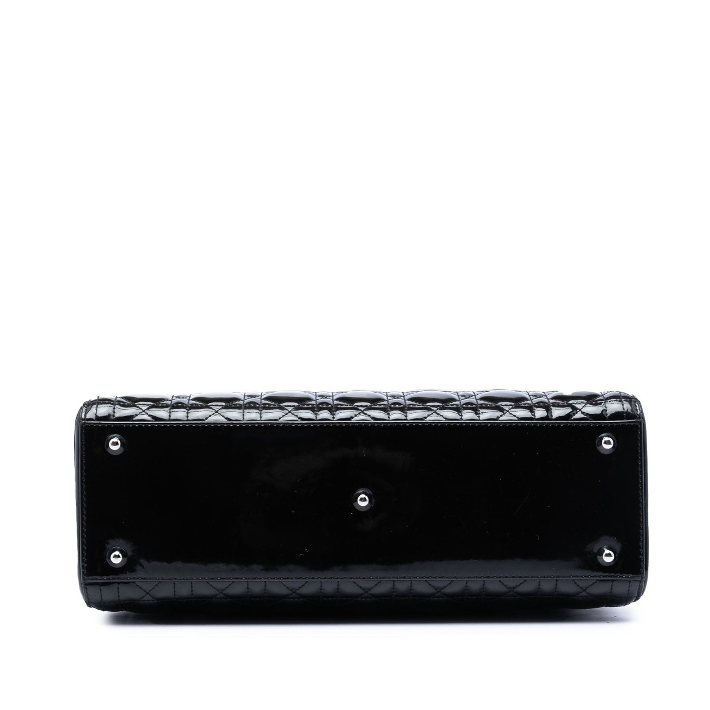 Dior Large Patent Cannage Lady Dior