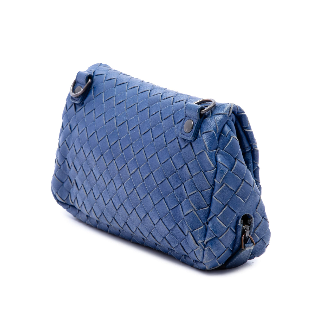 Bottega Veneta Mini Nappa Intrecciato Expandable Chain Flap Crossbody