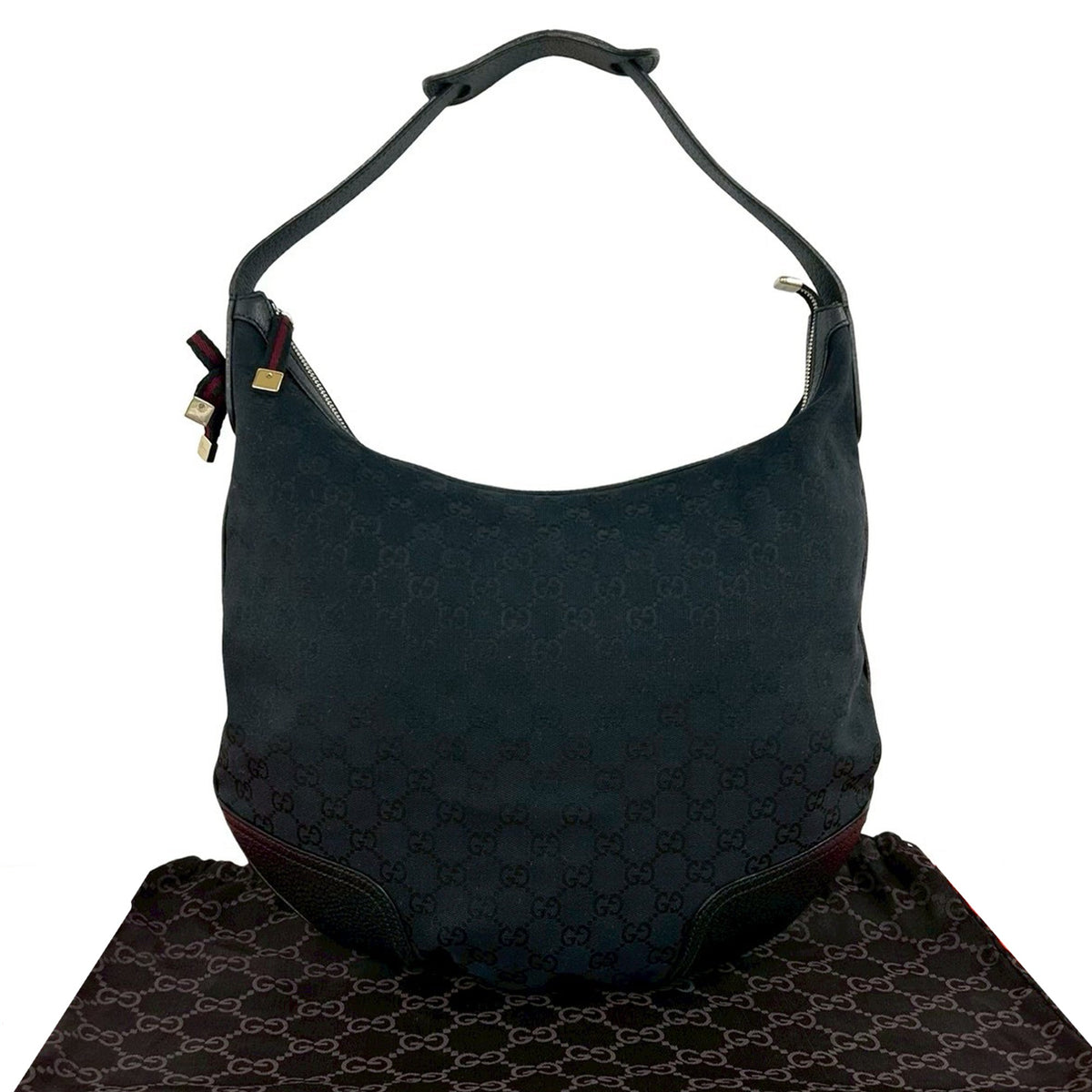 Gucci Large GG Canvas Princy Hobo
